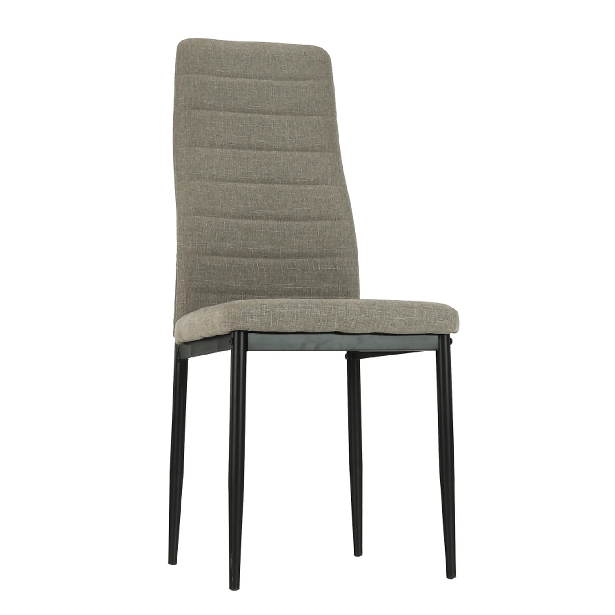 Scaun COLETA NOVA, maro/negru, textil/metal, 41x49x96 cm