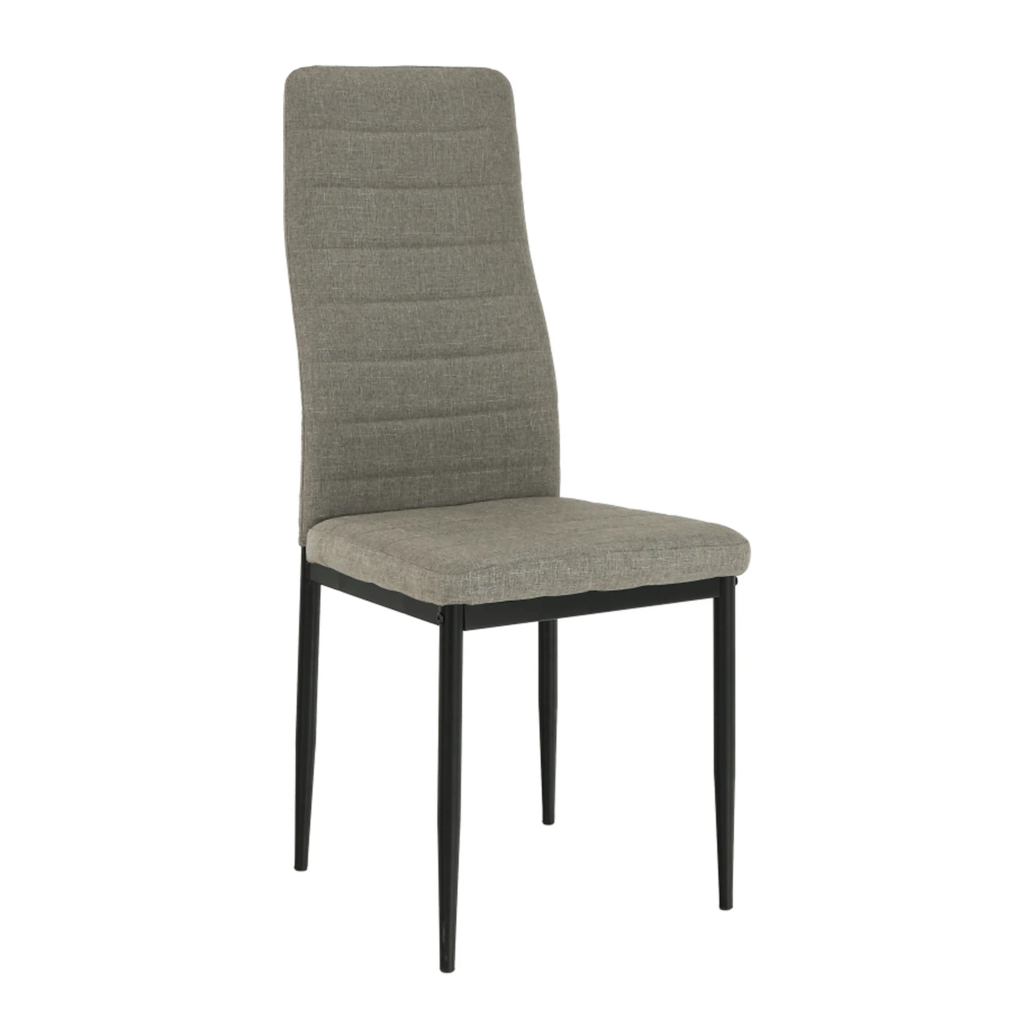 Scaun COLETA NOVA, maro/negru, textil/metal, 41x49x96 cm