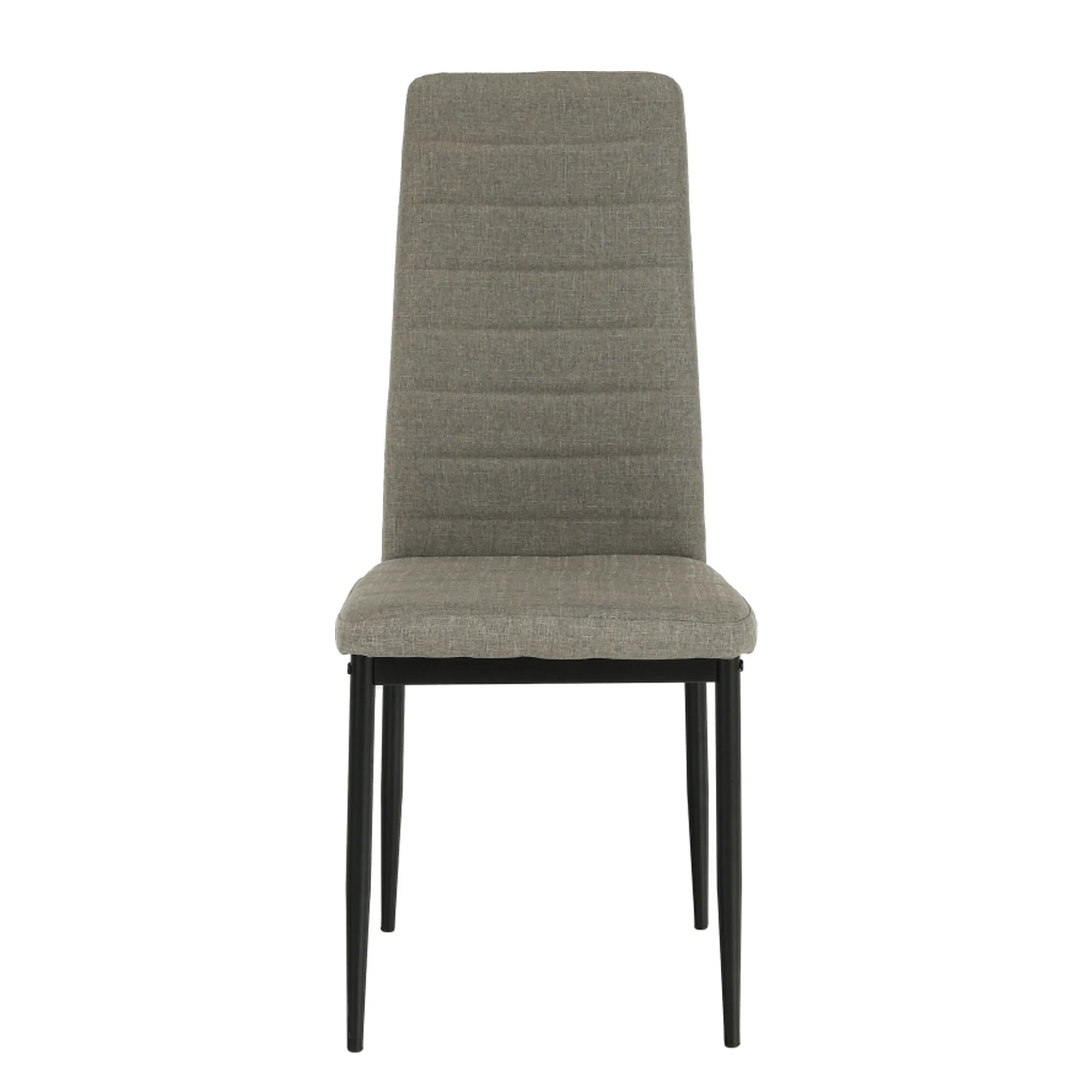 Scaun COLETA NOVA, maro/negru, textil/metal, 41x49x96 cm
