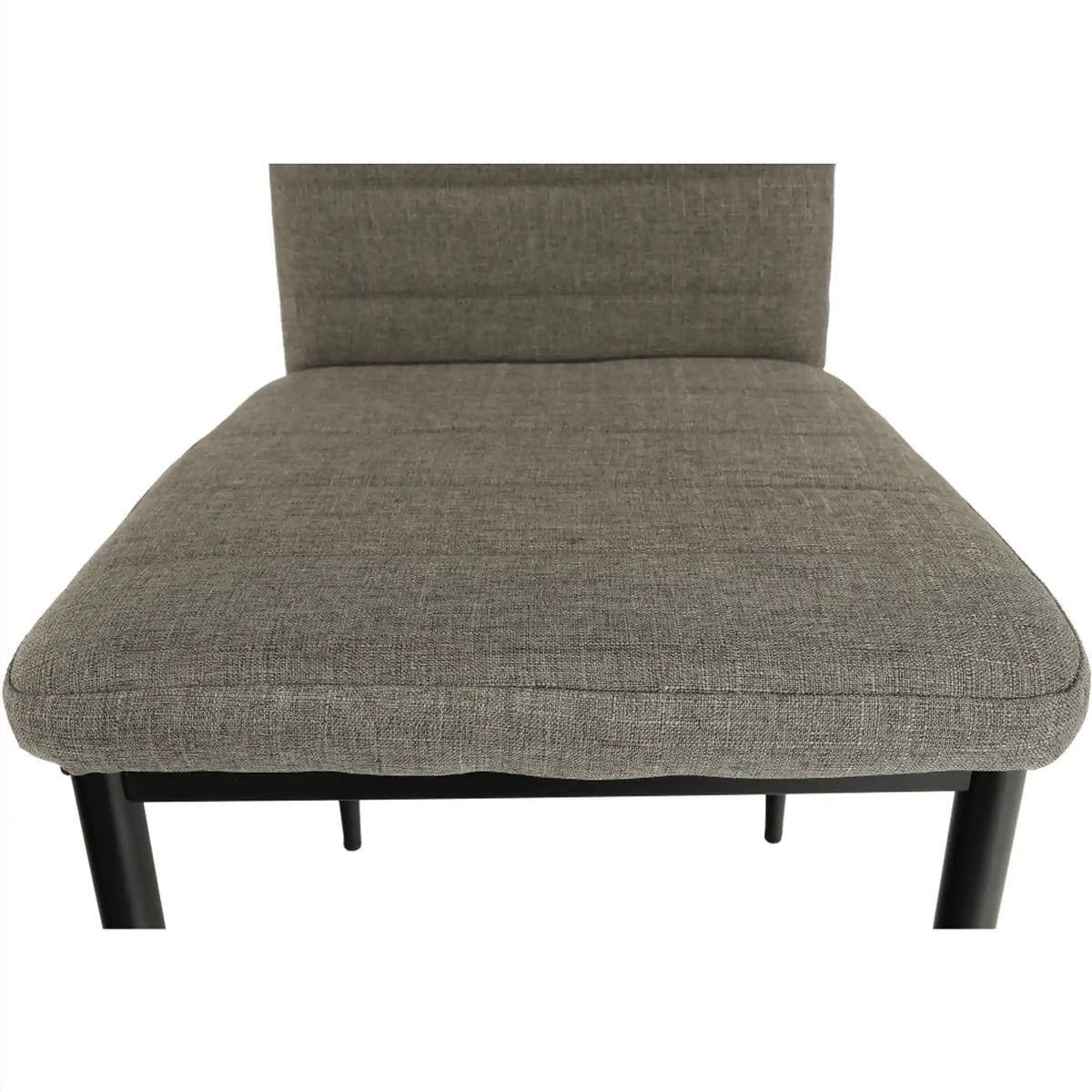 Scaun COLETA NOVA, maro/negru, textil/metal, 41x49x96 cm