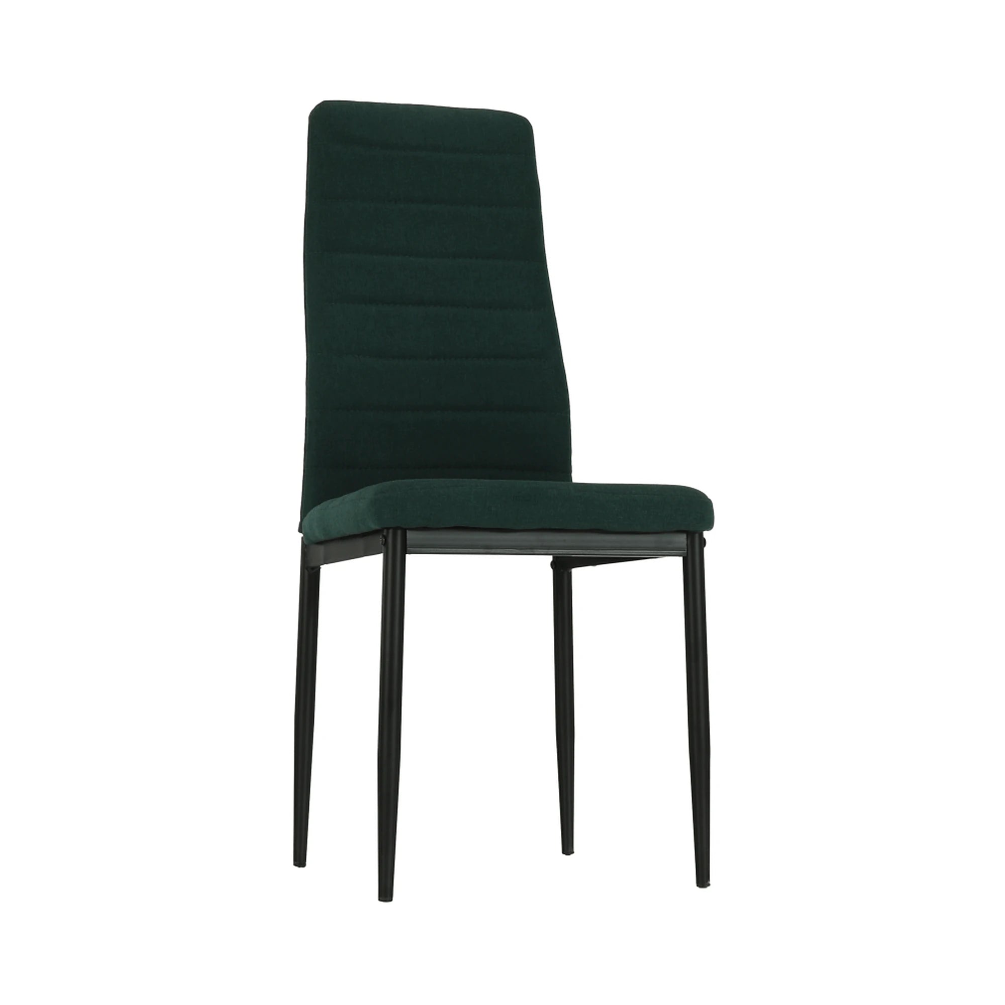 Scaun COLETA NOVA, smarald/negru, textil/metal, 41x49x96 cm