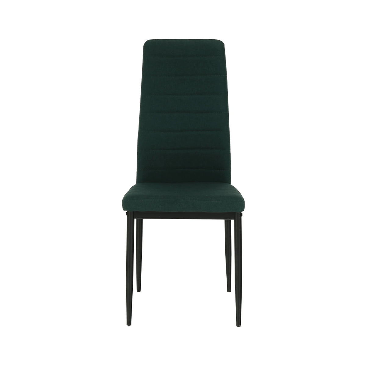 Scaun COLETA NOVA, smarald/negru, textil/metal, 41x49x96 cm