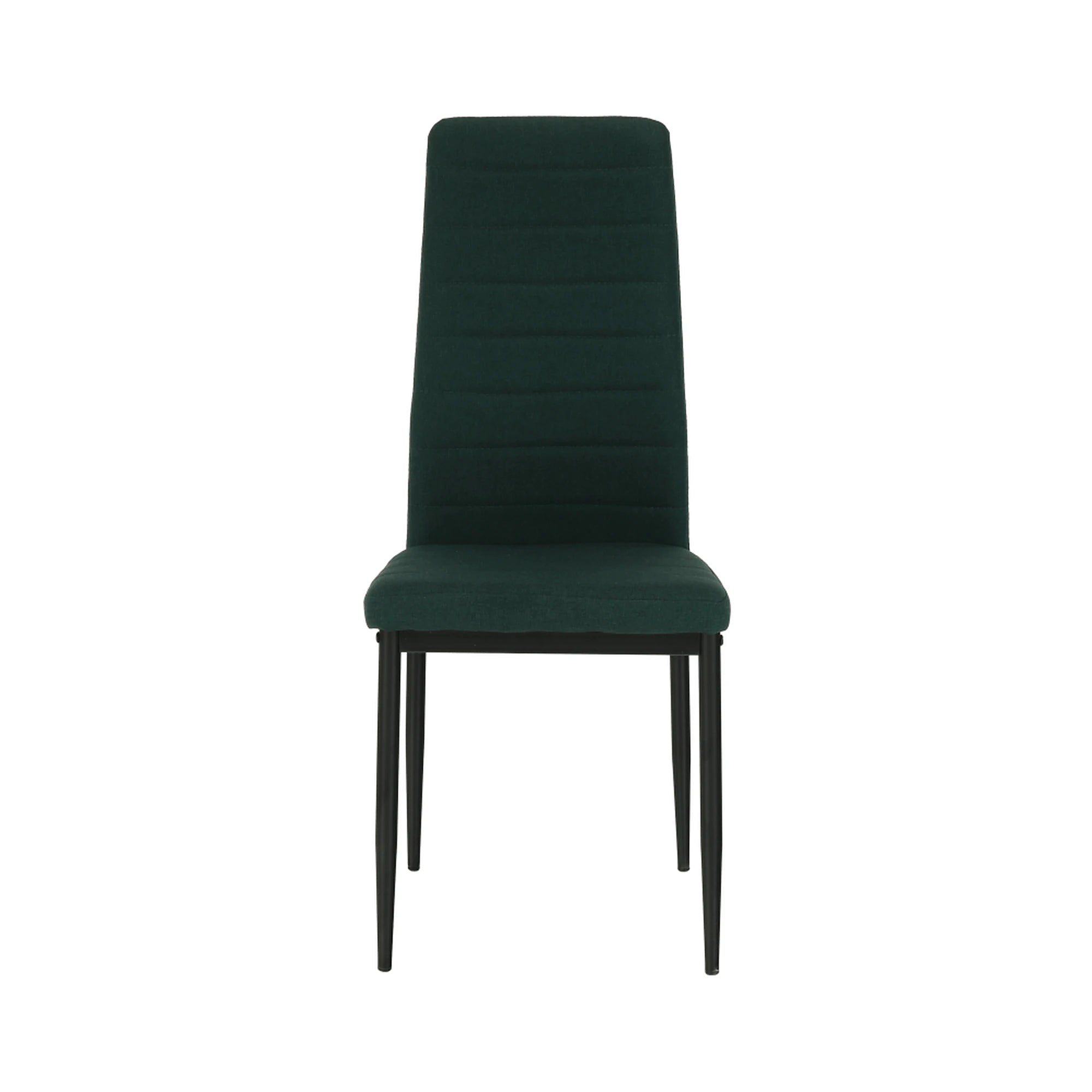Scaun COLETA NOVA, smarald/negru, textil/metal, 41x49x96 cm