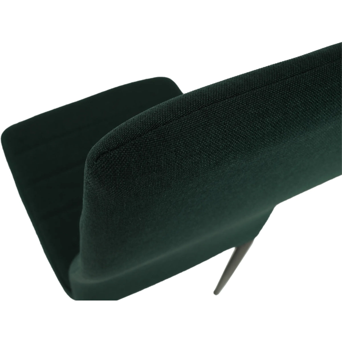 Scaun COLETA NOVA, smarald/negru, textil/metal, 41x49x96 cm