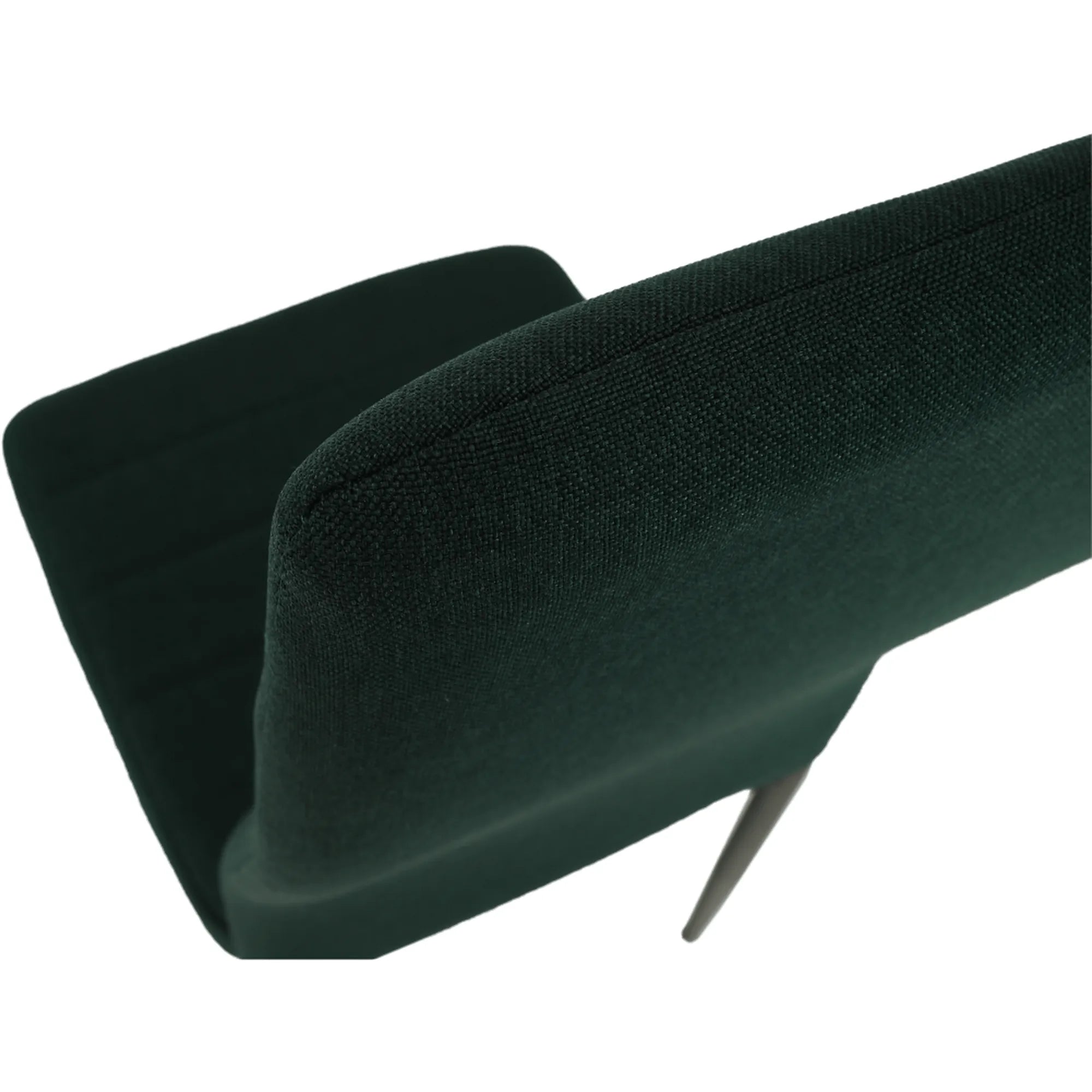 Scaun COLETA NOVA, smarald/negru, textil/metal, 41x49x96 cm