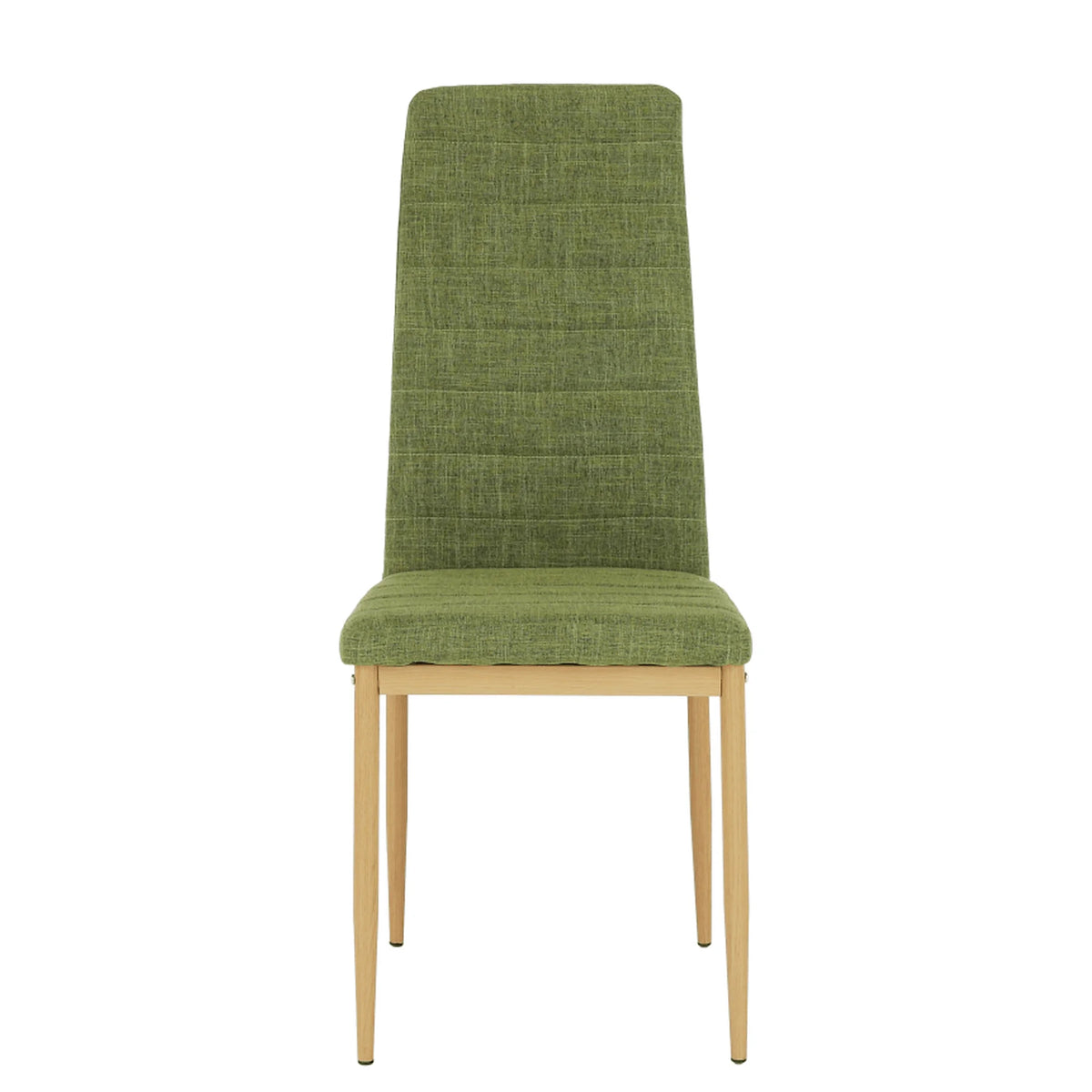 Scaun COLETA NOVA, verde/fag, stofa clasica/metal, 41x49x96 cm