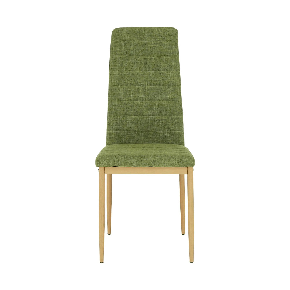 Scaun COLETA NOVA, verde/fag, stofa clasica/metal, 41x49x96 cm