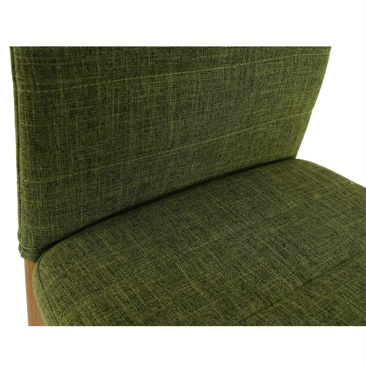 Scaun COLETA NOVA, verde/fag, stofa clasica/metal, 41x49x96 cm