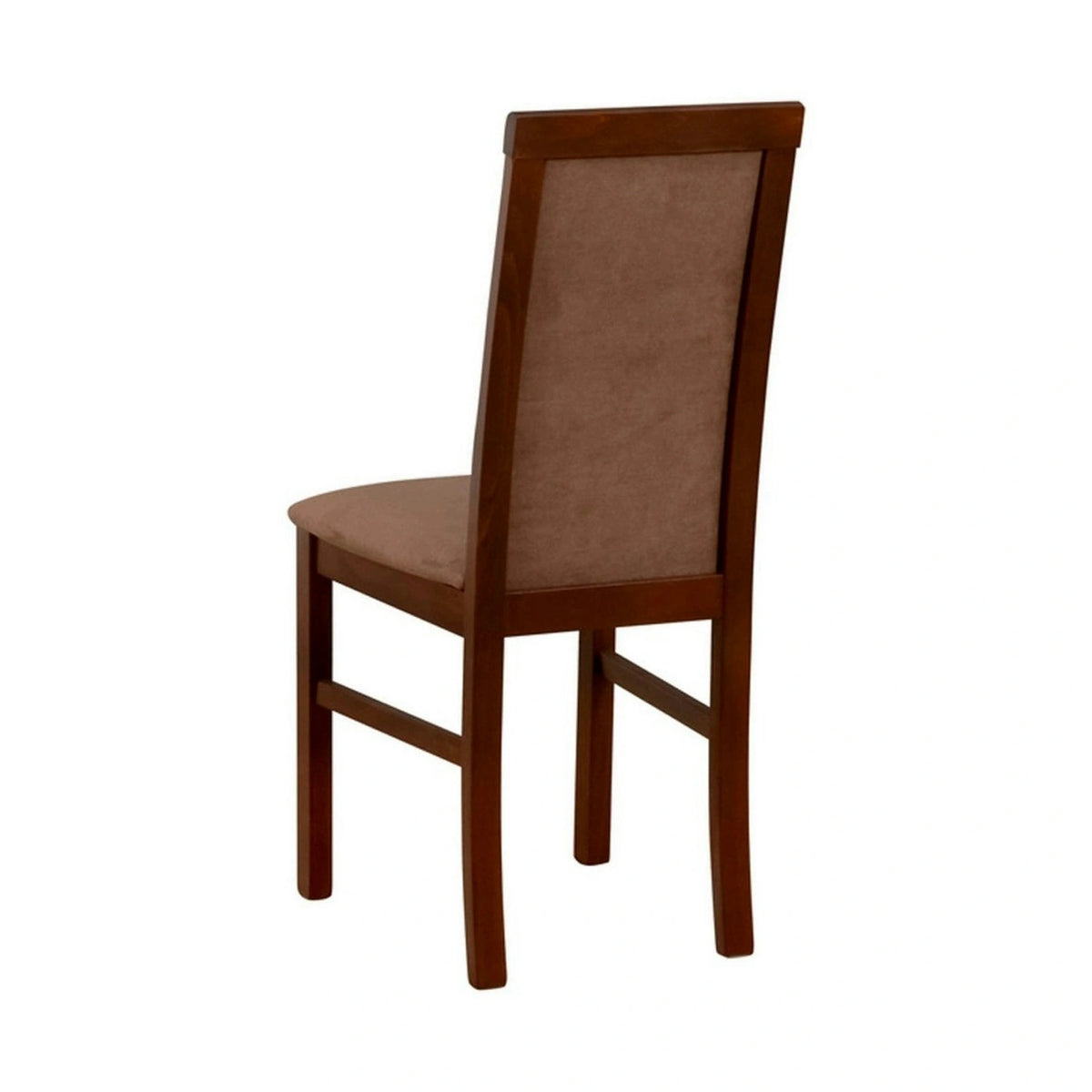 Scaun COMO, maro/nuc, stofa clasica/lemn, 43x51x92 cm