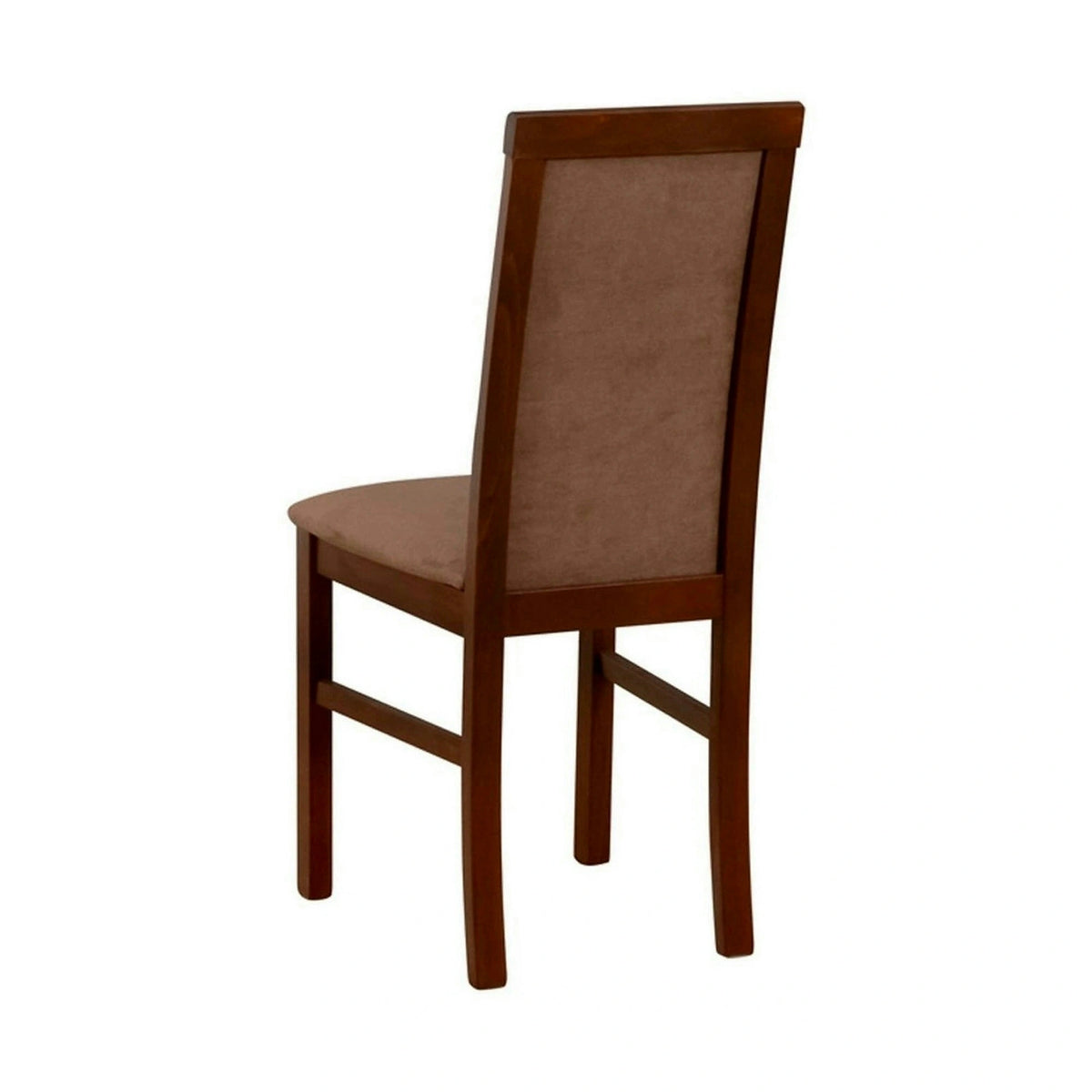Scaun COMO, maro/nuc, stofa clasica/lemn, 43x51x92 cm