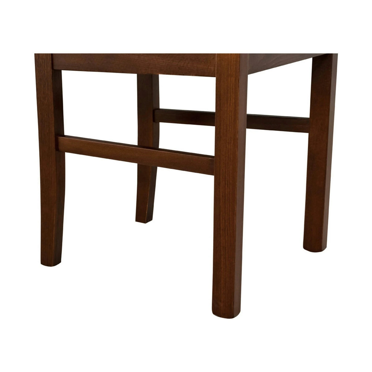 Scaun COMO, maro/nuc, stofa clasica/lemn, 43x51x92 cm