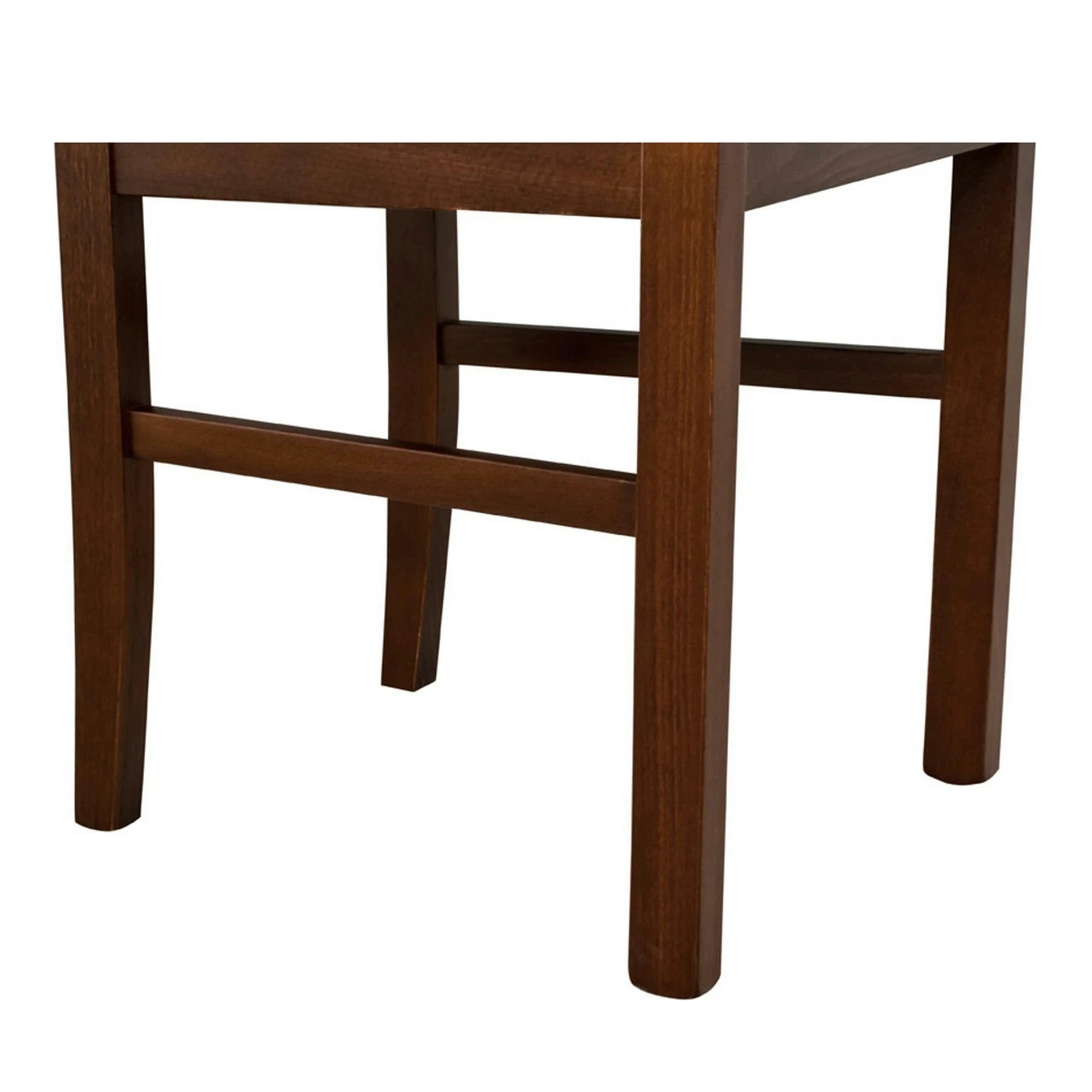 Scaun COMO, maro/nuc, stofa clasica/lemn, 43x51x92 cm