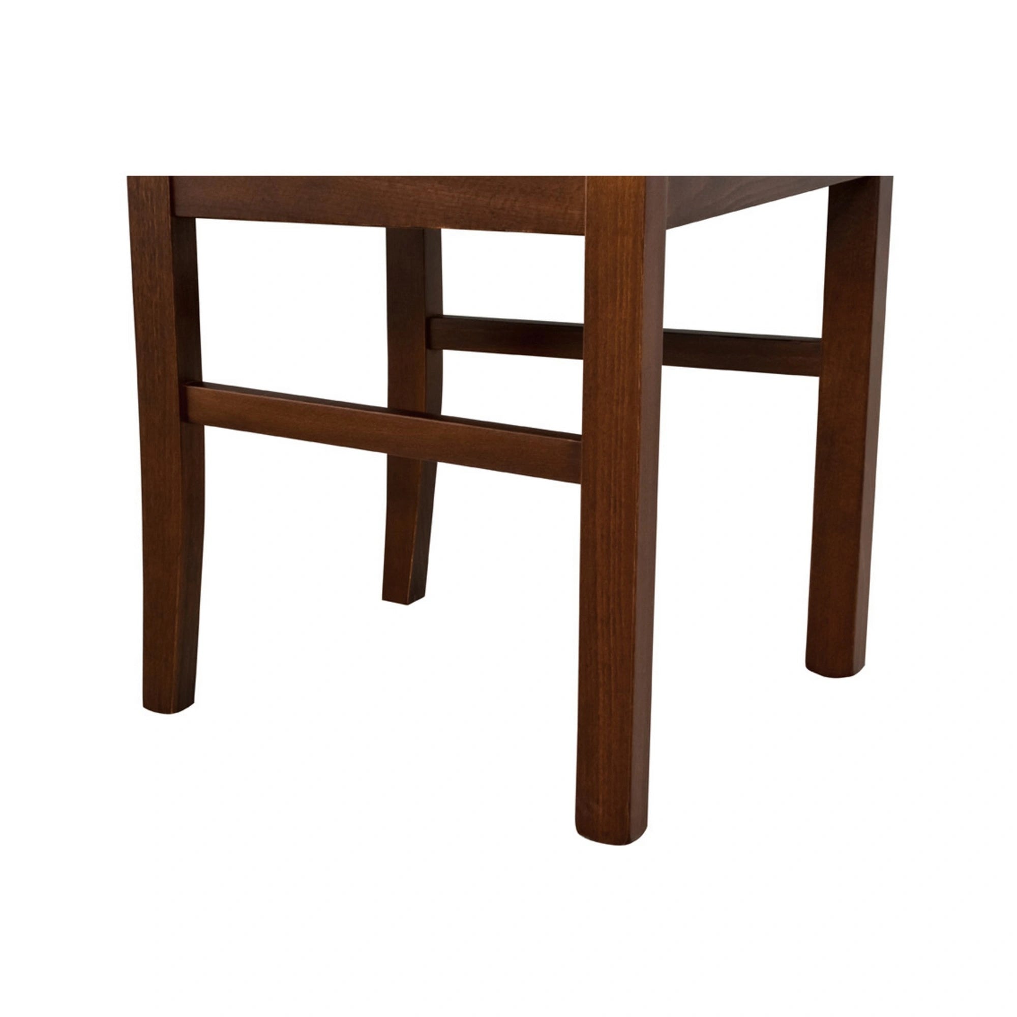 Scaun COMO, maro/nuc, stofa clasica/lemn, 43x51x92 cm