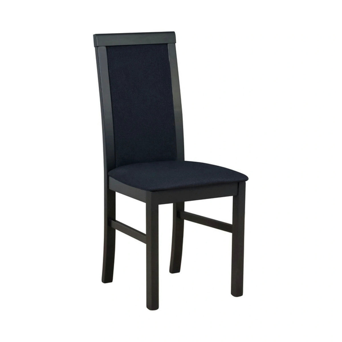 Scaun COMO, negru, stofa clasica/lemn, 43x51x92 cm