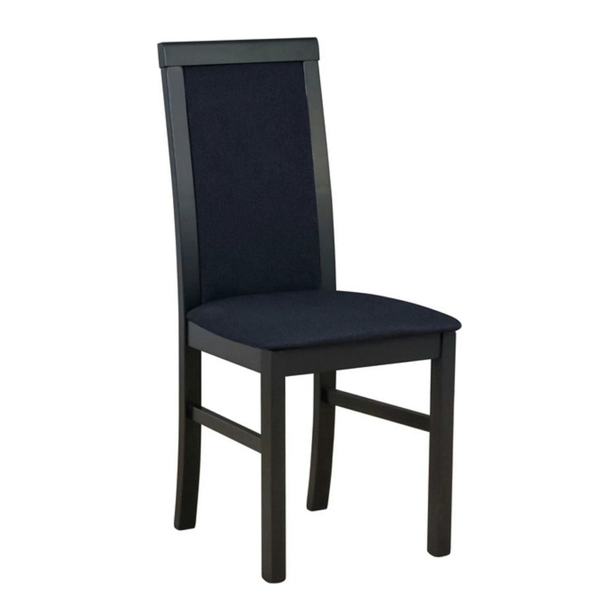 Scaun COMO, negru, stofa clasica/lemn, 43x51x92 cm