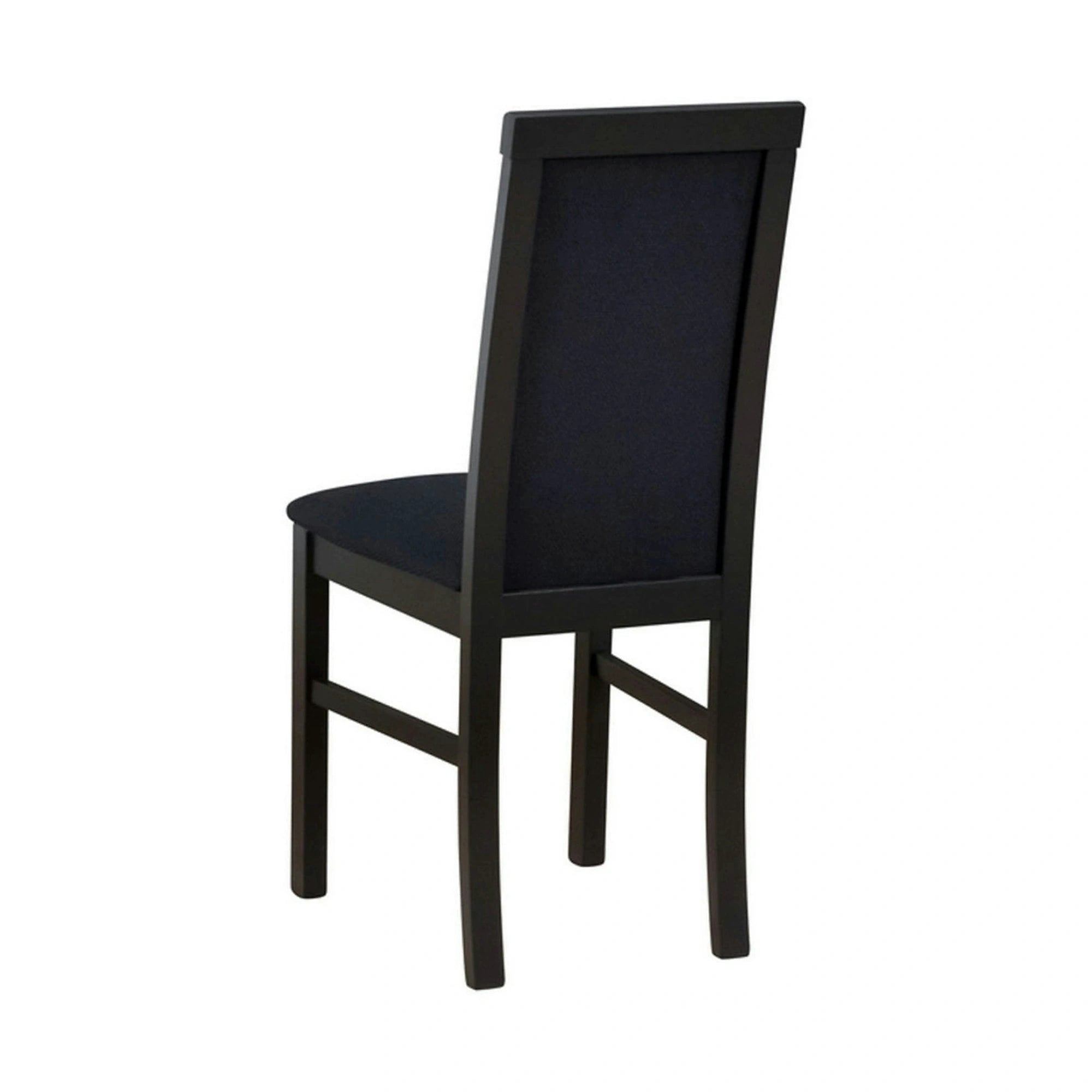 Scaun COMO, negru, stofa clasica/lemn, 43x51x92 cm