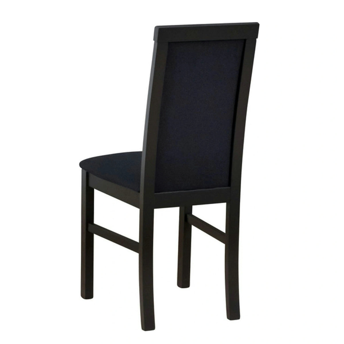 Scaun COMO, negru, stofa clasica/lemn, 43x51x92 cm