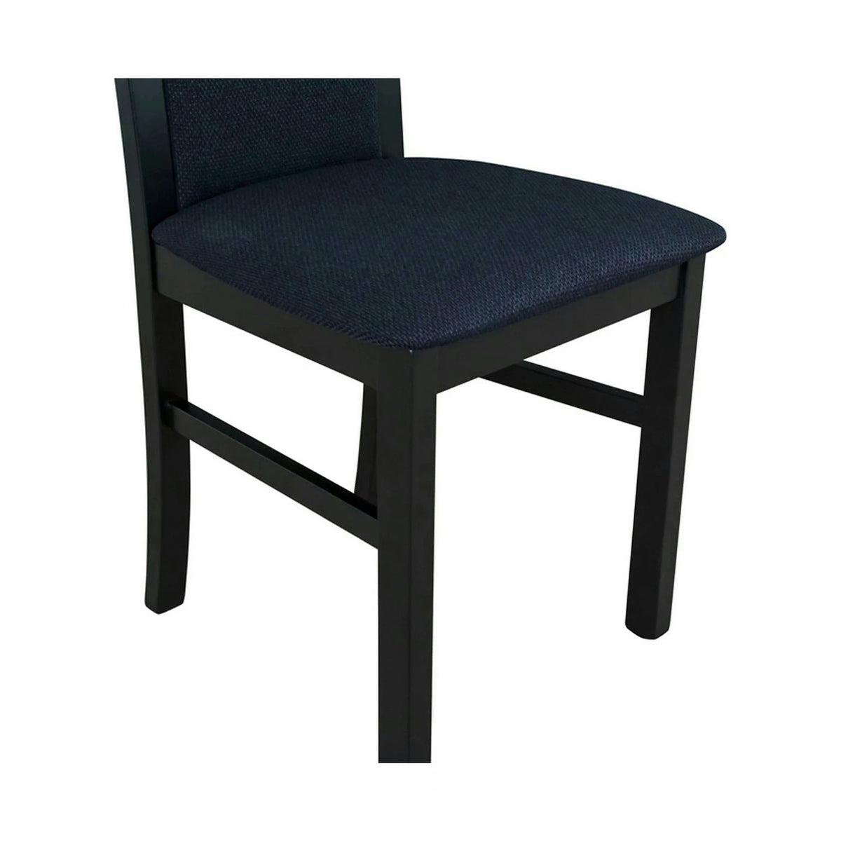 Scaun COMO, negru, stofa clasica/lemn, 43x51x92 cm