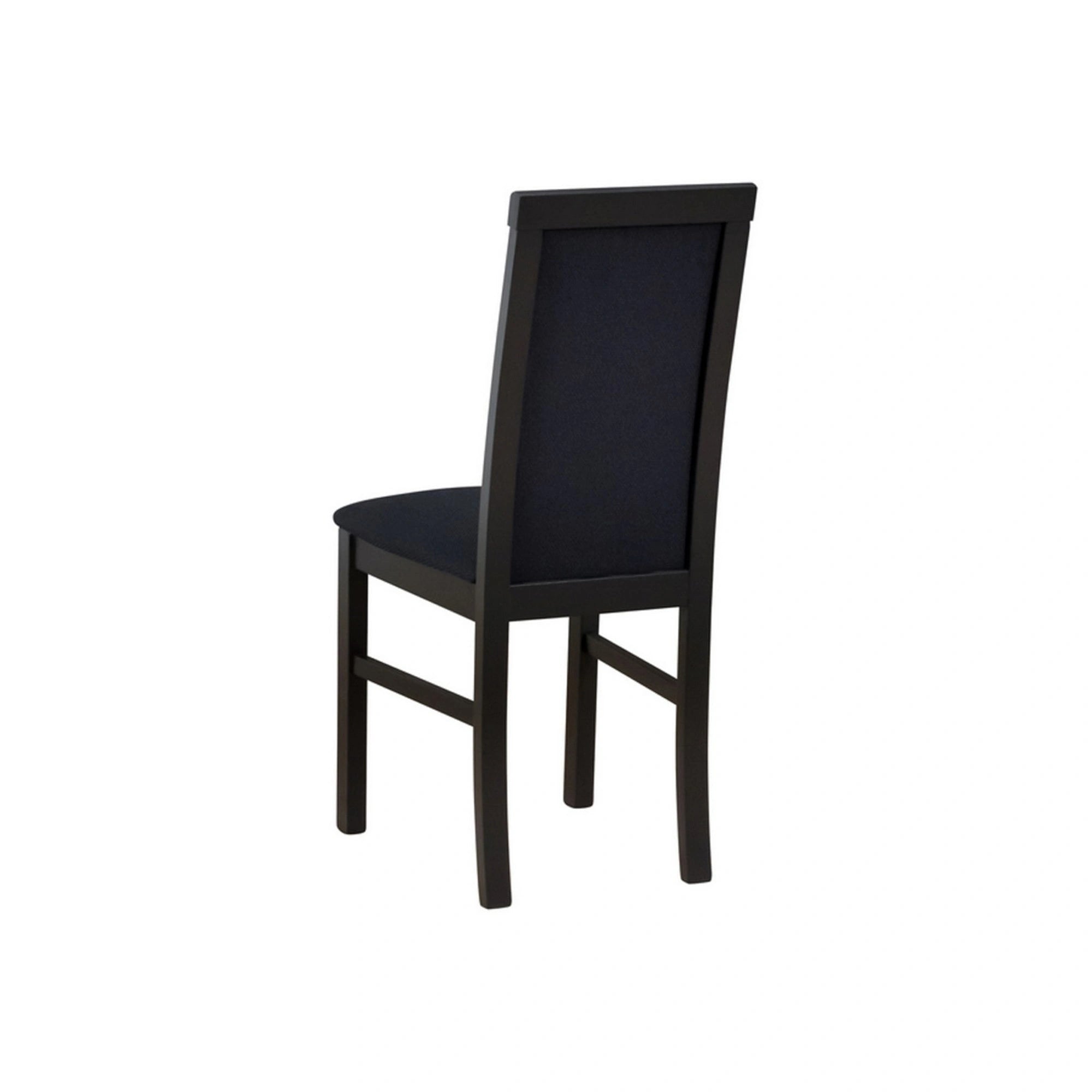 Scaun COMO, negru, stofa clasica/lemn, 43x51x92 cm