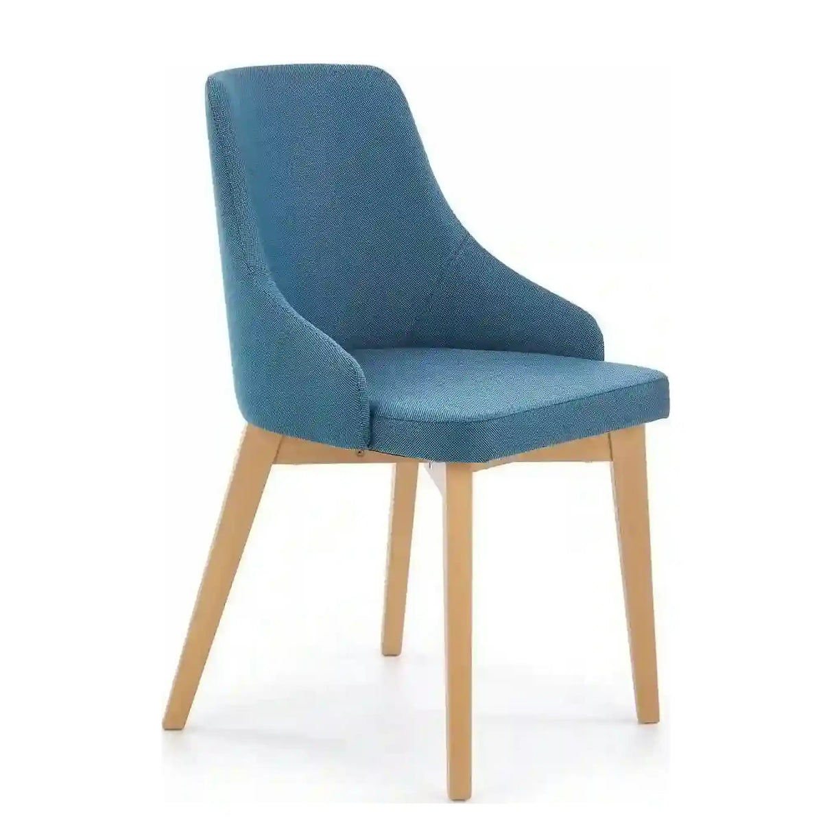 Scaun cu stofa albastru denim tapitat Toledo, 55X51X82 CM