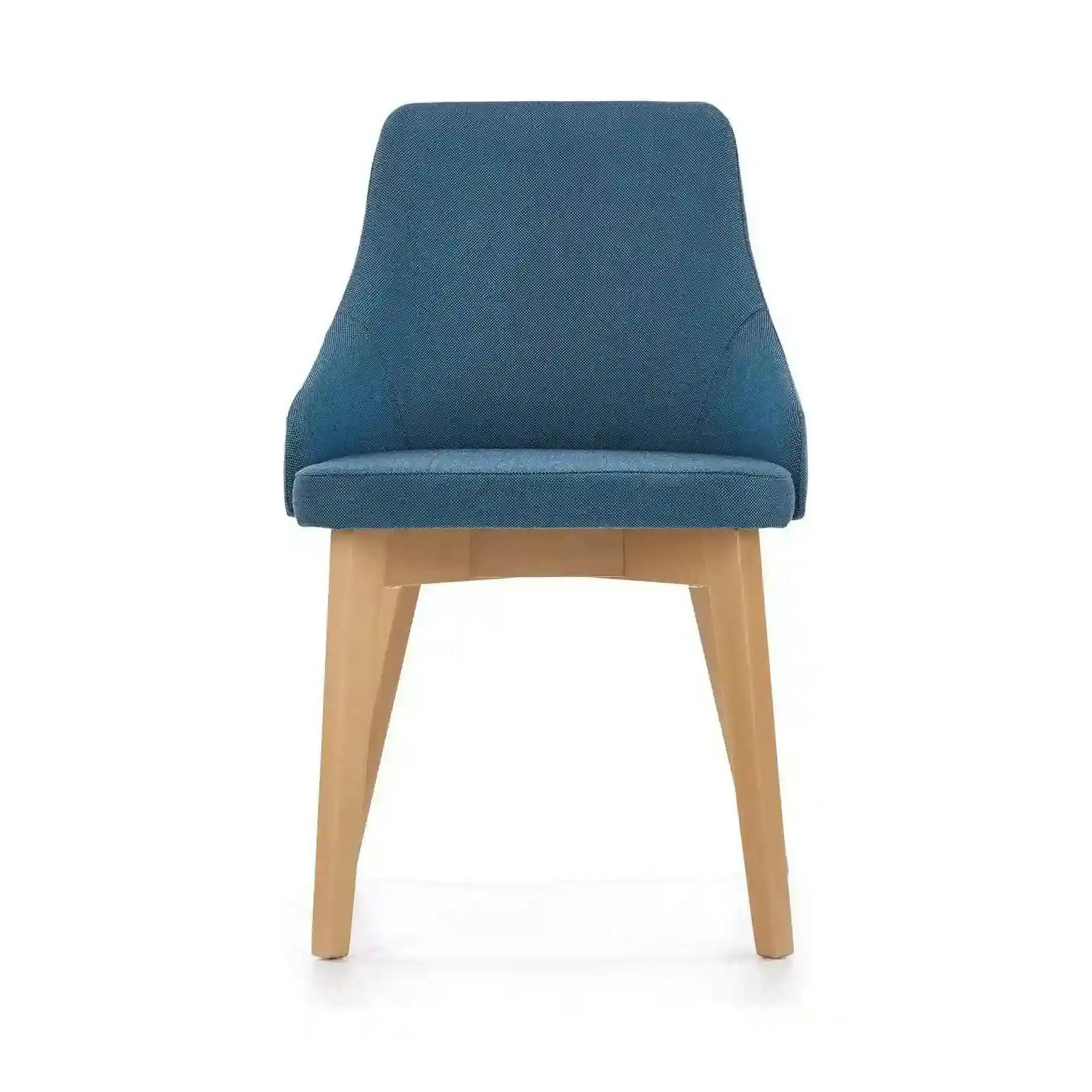 Scaun cu stofa albastru denim tapitat Toledo, 55X51X82 CM