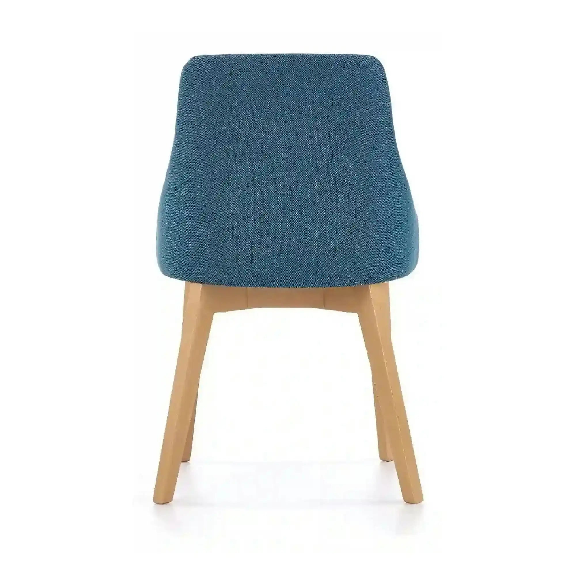 Scaun cu stofa albastru denim tapitat Toledo, 55X51X82 CM