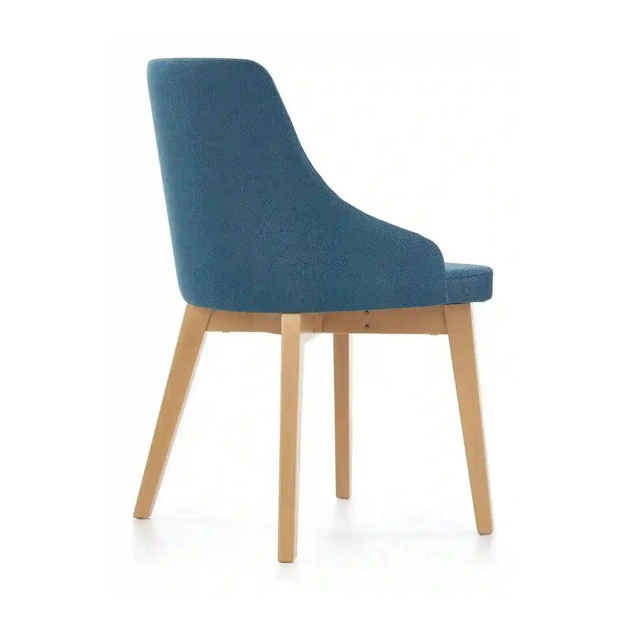 Scaun cu stofa albastru denim tapitat Toledo, 55X51X82 CM