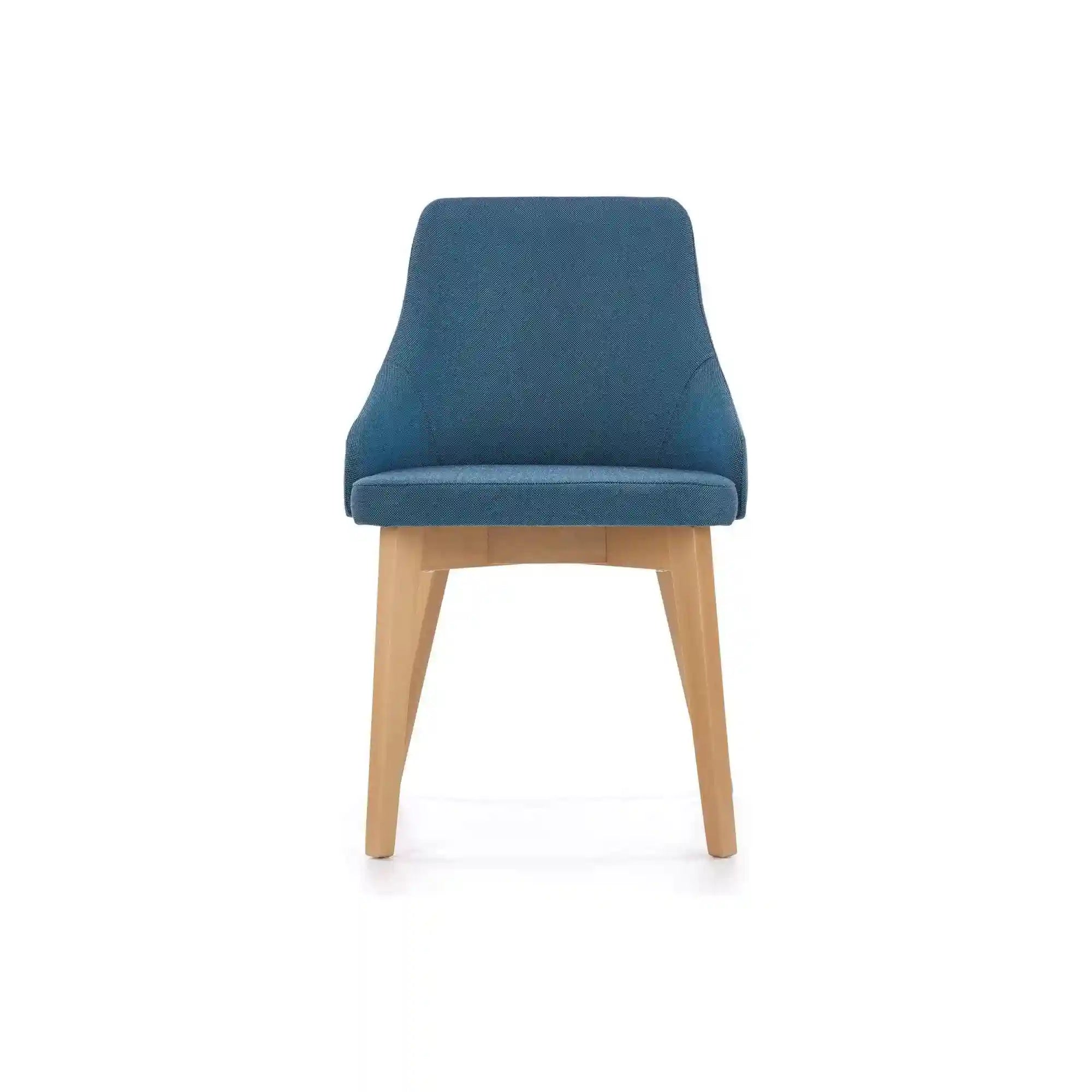 Scaun cu stofa albastru denim tapitat Toledo, 55X51X82 CM