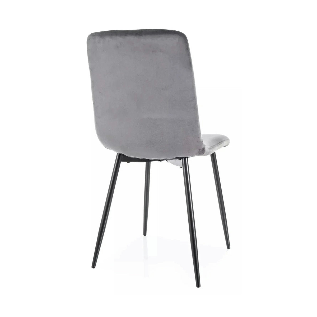 Scaun DAREN, gri - Bluvel 14, stofa catifelata/metal, 45x39x91 cm