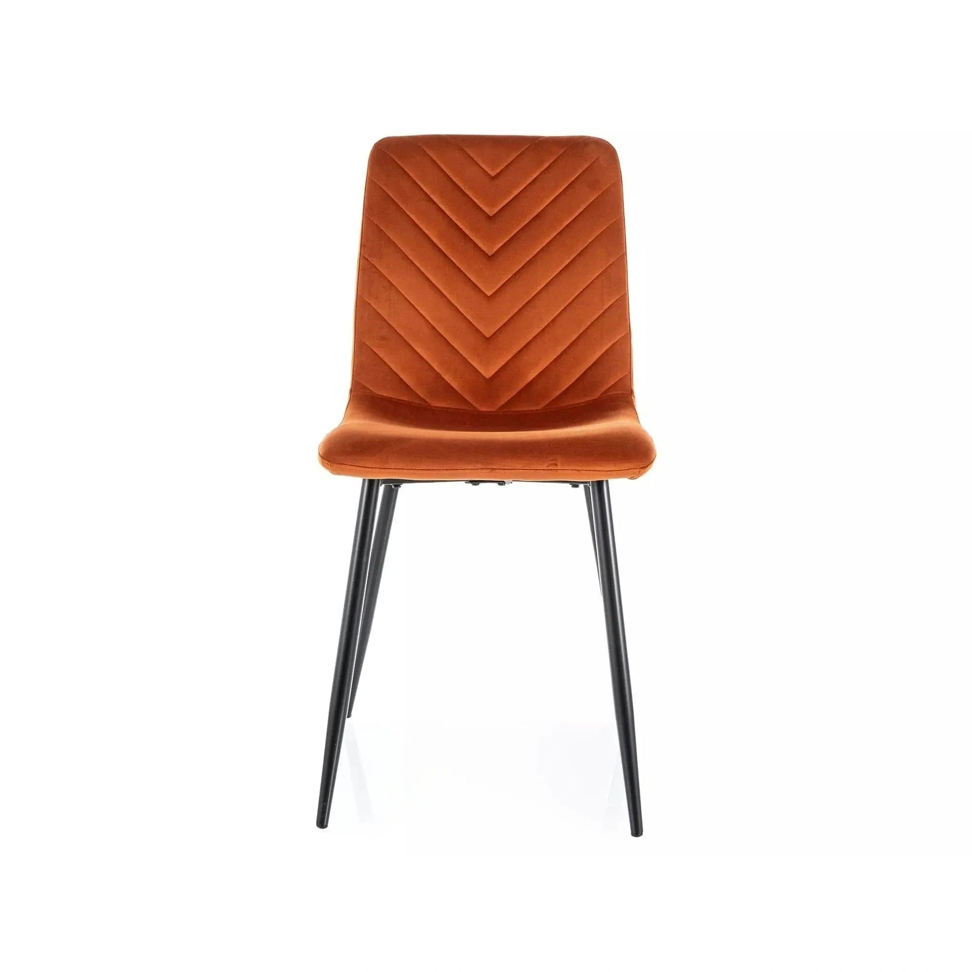 Scaun DAREN, scortisoara - Bluvel 4215, stofa catifelata/metal, 45x39x91 cm