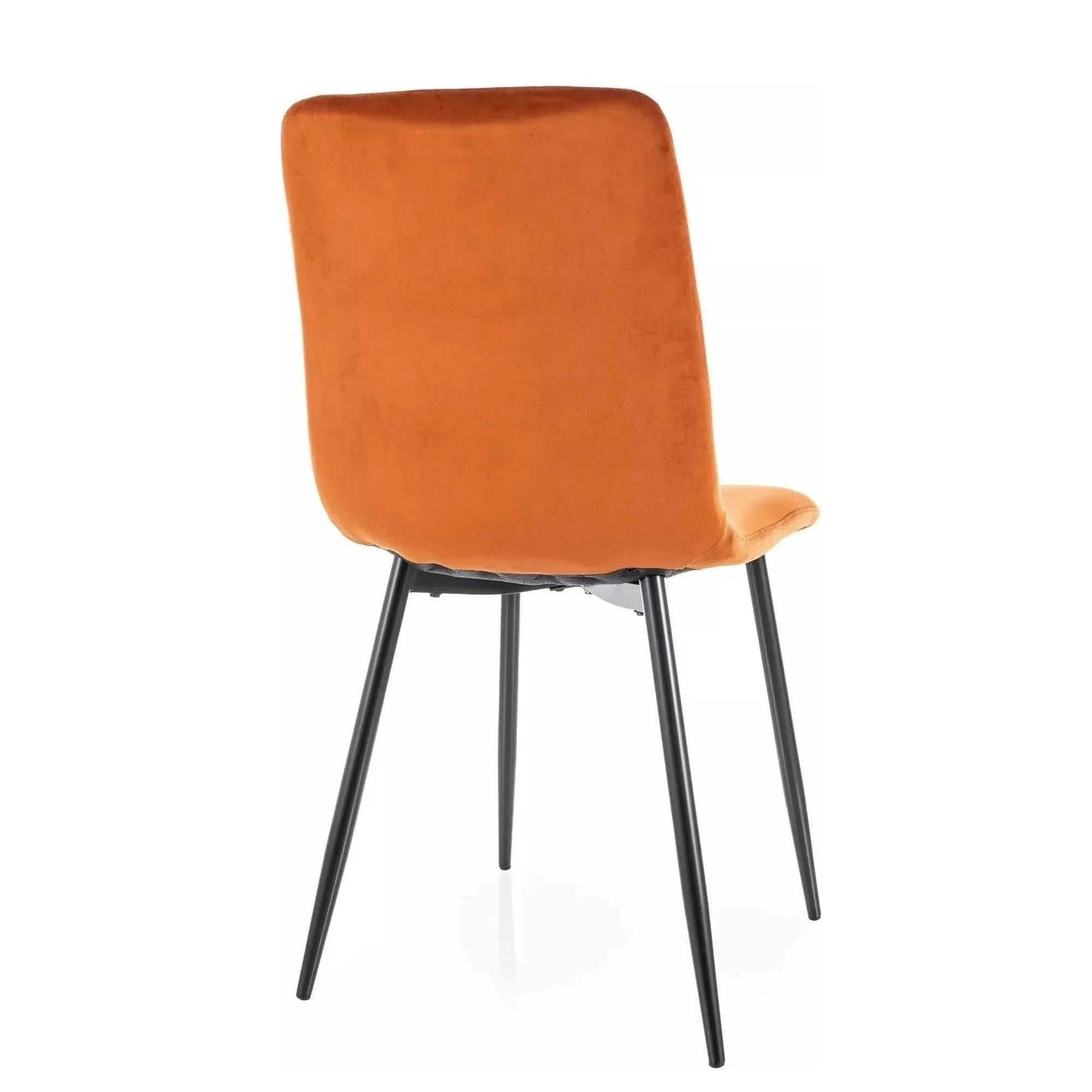 Scaun DAREN, scortisoara - Bluvel 4215, stofa catifelata/metal, 45x39x91 cm
