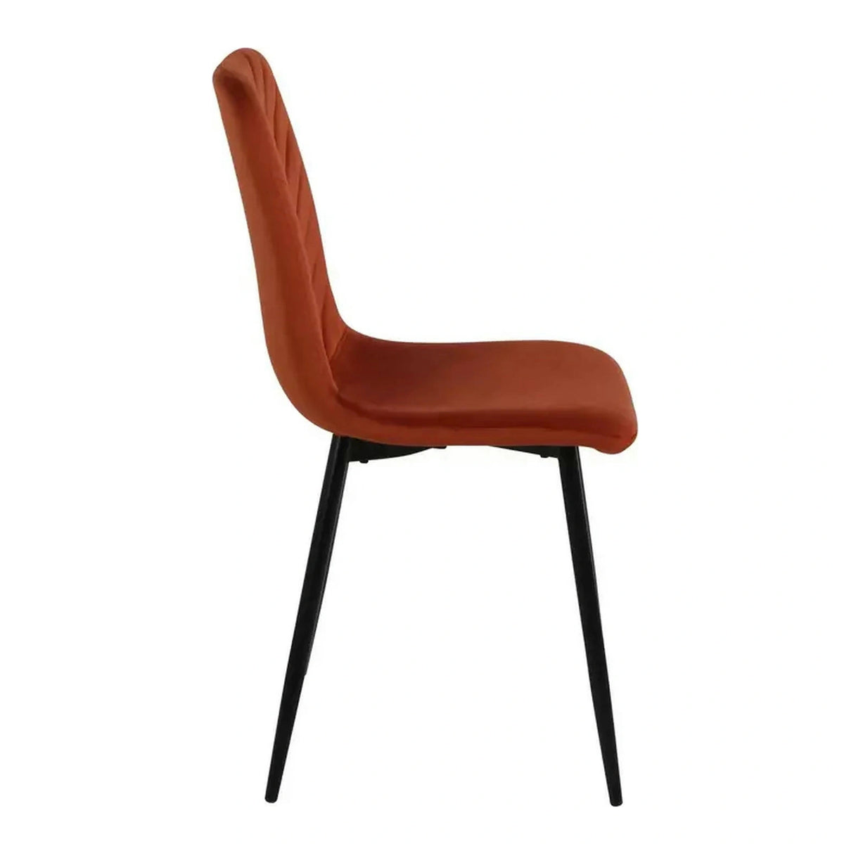 Scaun DAREN, scortisoara - Bluvel 4215, stofa catifelata/metal, 45x39x91 cm
