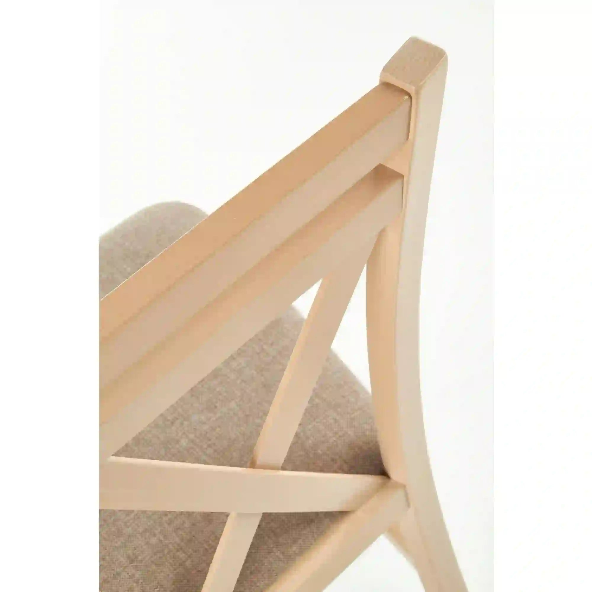 Scaun Dariusz, bej/stejar sonoma, stofa clasica/lemn, 45X43X90 cm