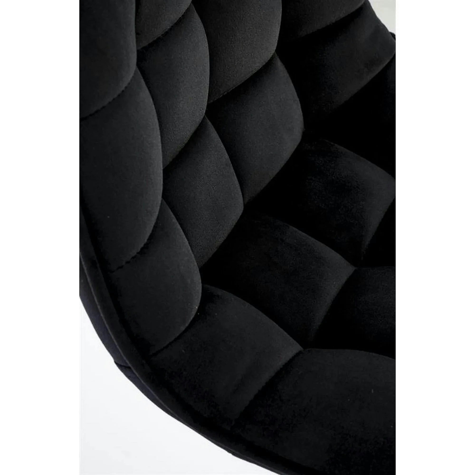 Scaun de bar auriu H120, stofa catifelata/otel, 43x44x84/106 cm