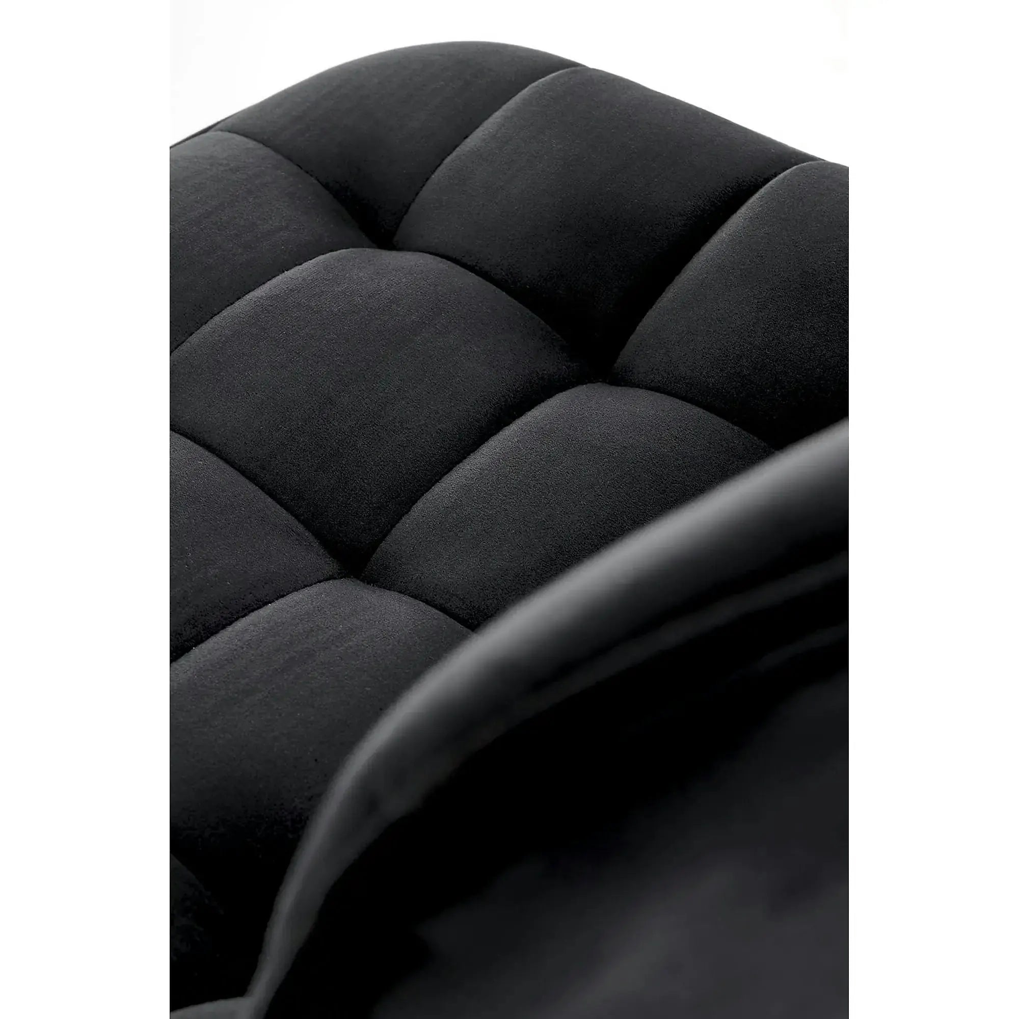 Scaun de bar auriu H120, stofa catifelata/otel, 43x44x84/106 cm