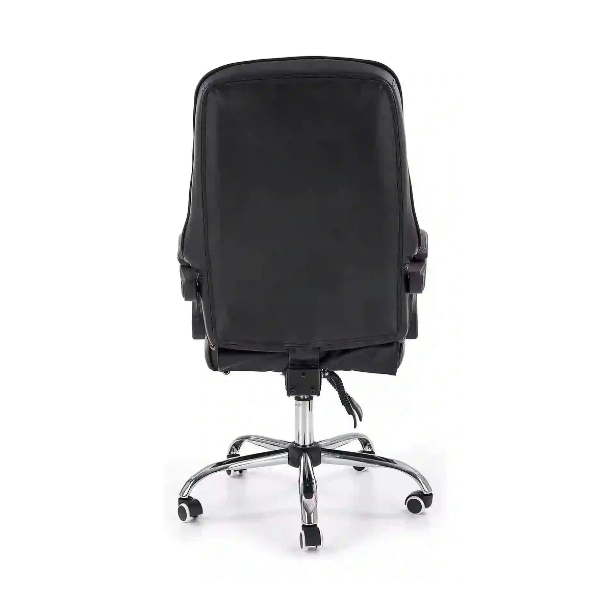 Scaun de birou ALVIN, negru, piele ecologica, 66x70x118/125 cm