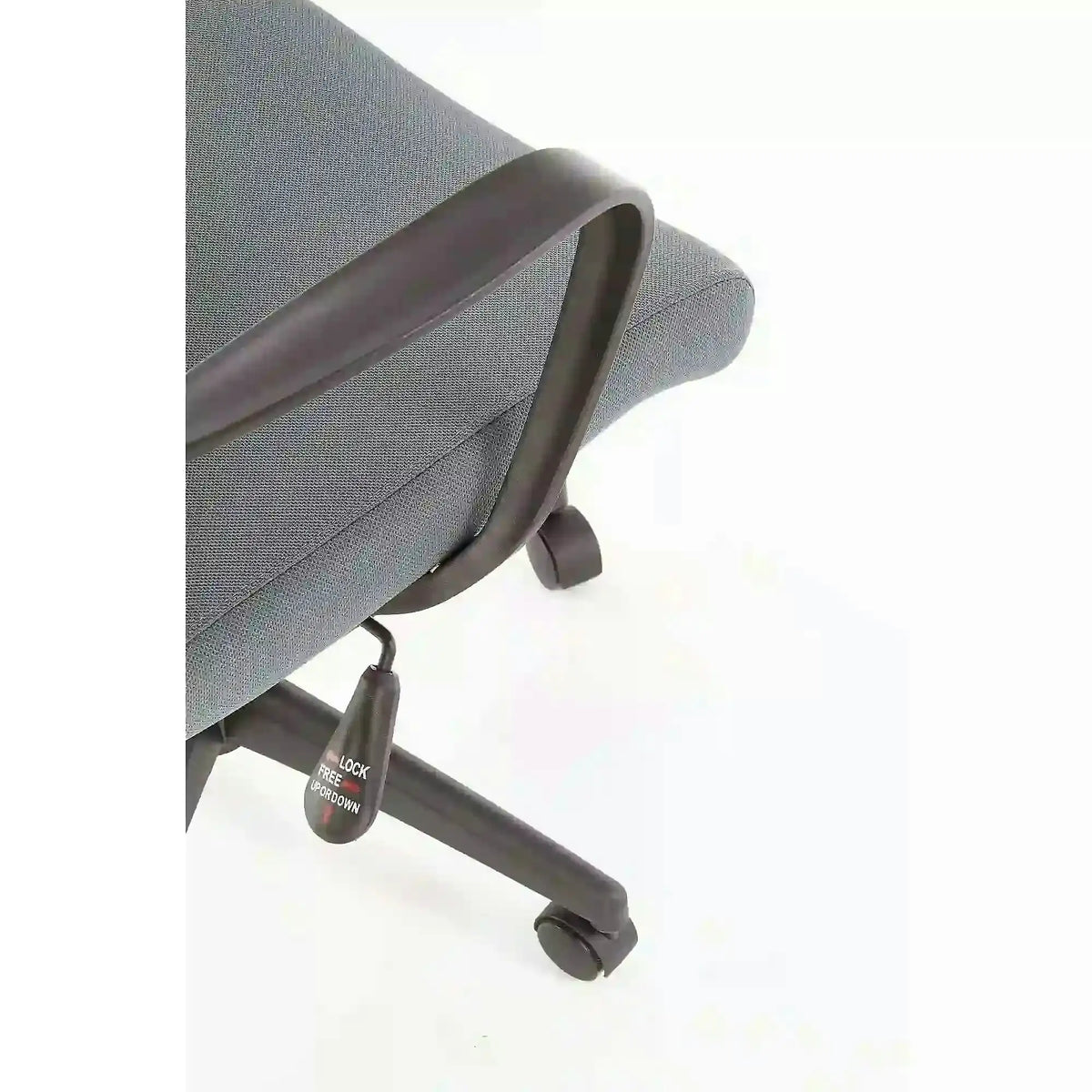 Scaun de birou ARSEN, gri/negru, stofa/plasa, 62x65x113/124 cm