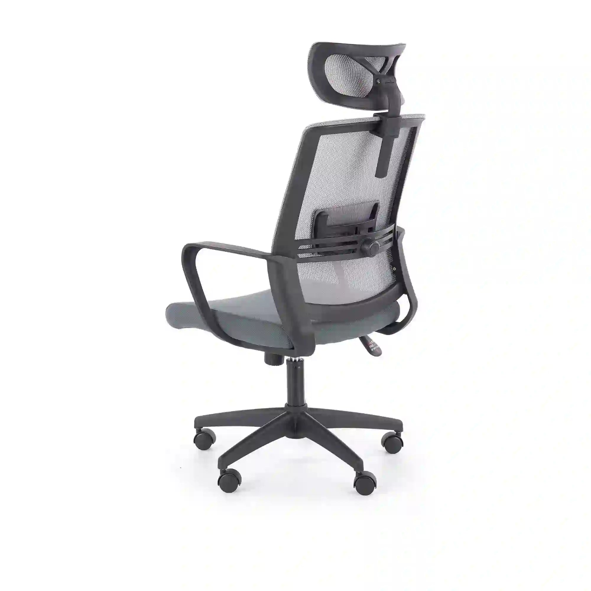 Scaun de birou ARSEN, gri/negru, stofa/plasa, 62x65x113/124 cm