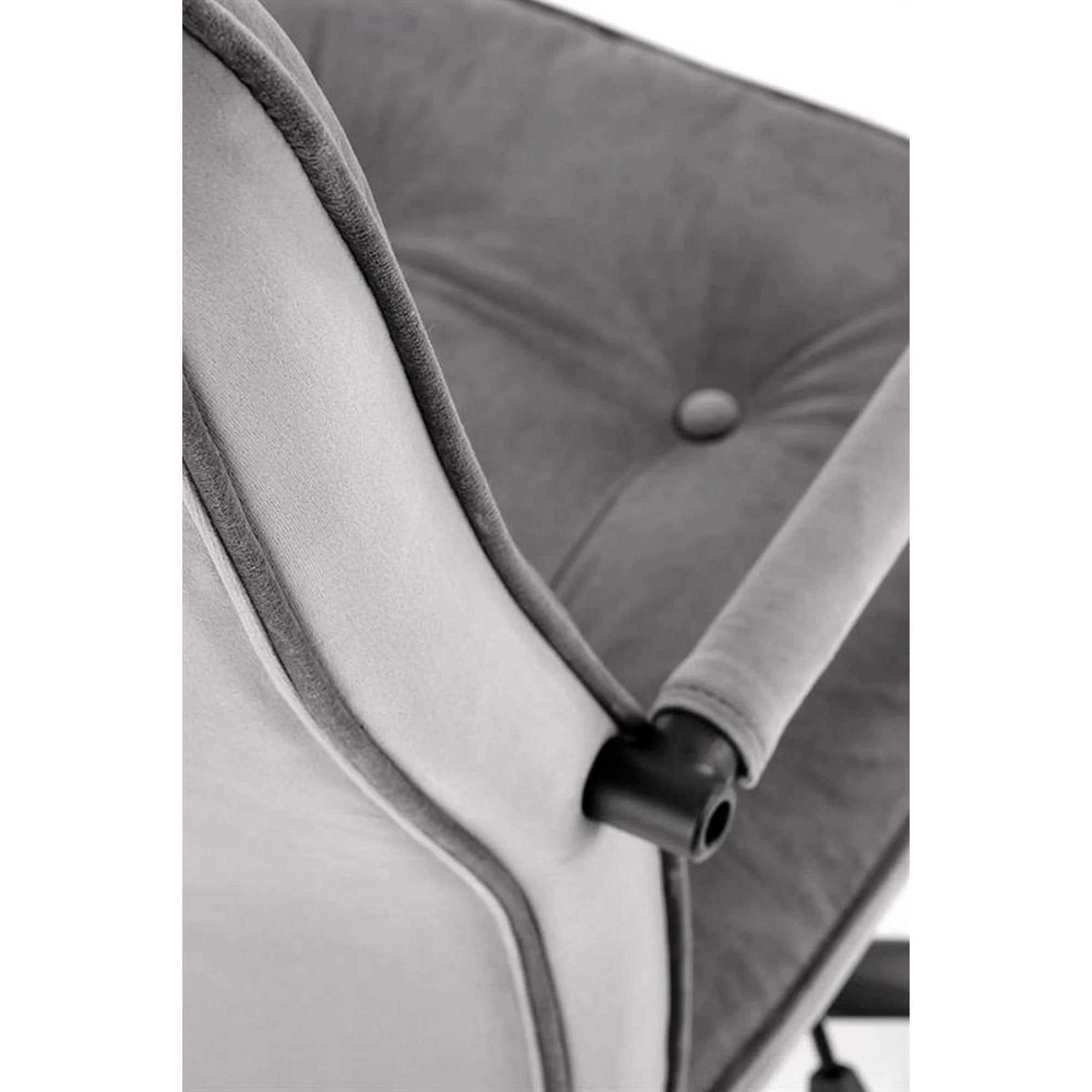 Scaun de birou COLIN, gri, stofa, 54x57x102/110 cm