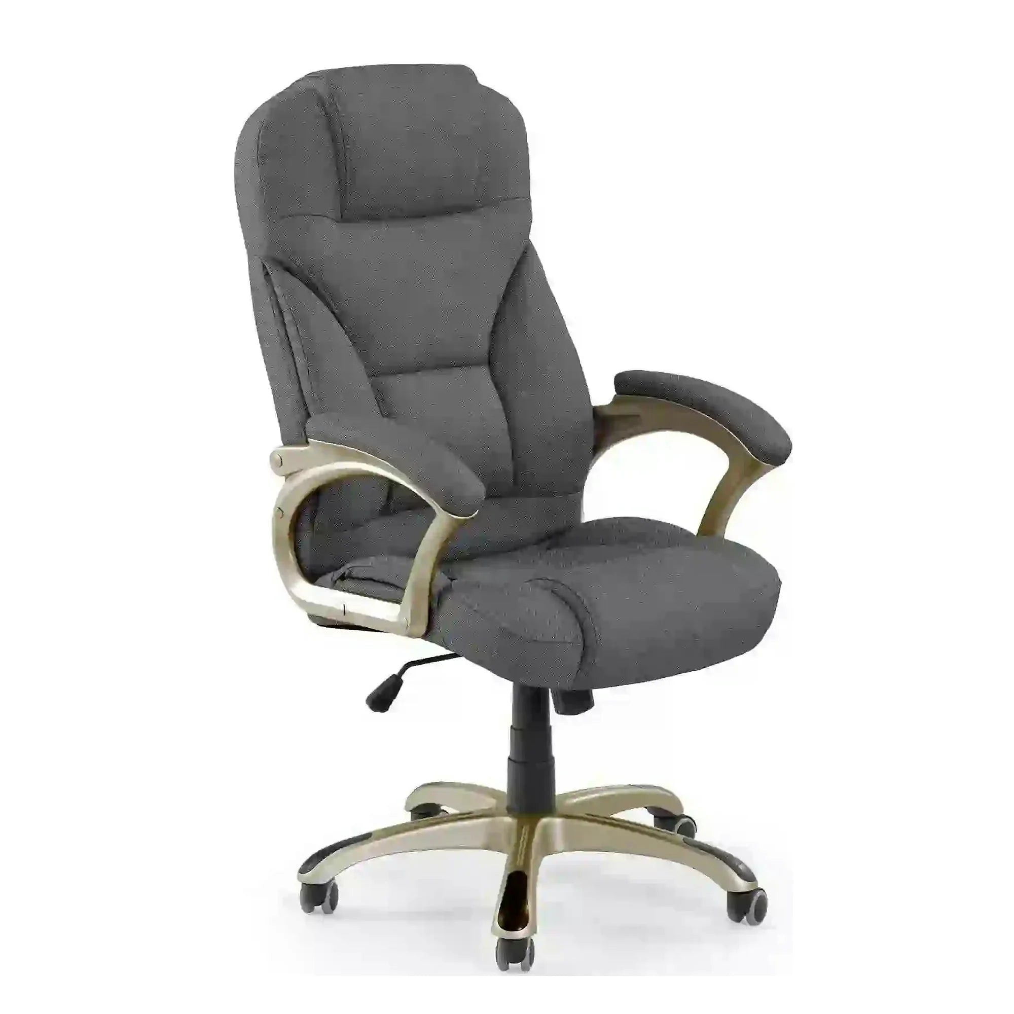 Scaun de birou DESMOND, gri, stofa, 67x70x112/119 cm