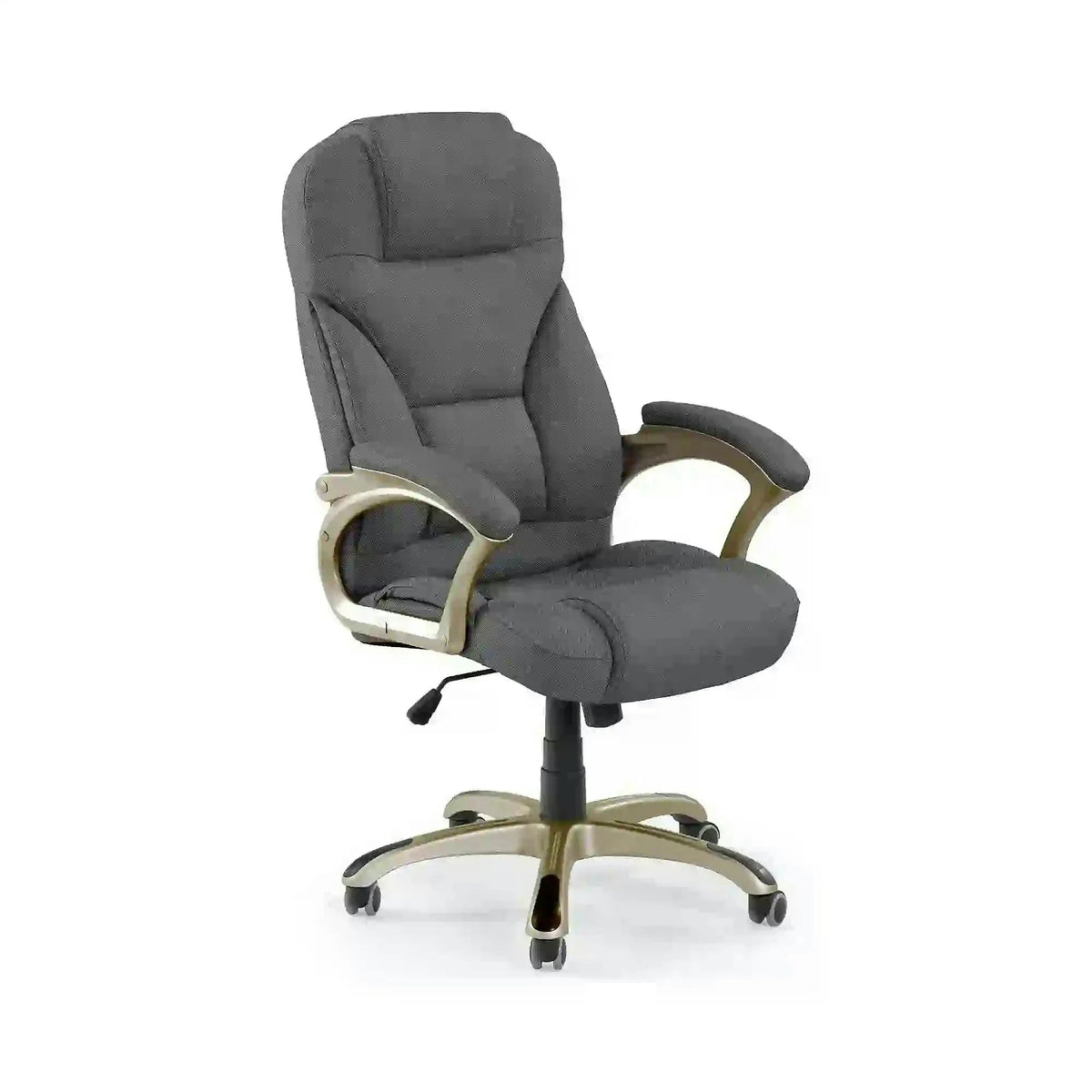 Scaun de birou DESMOND, gri, stofa, 67x70x112/119 cm