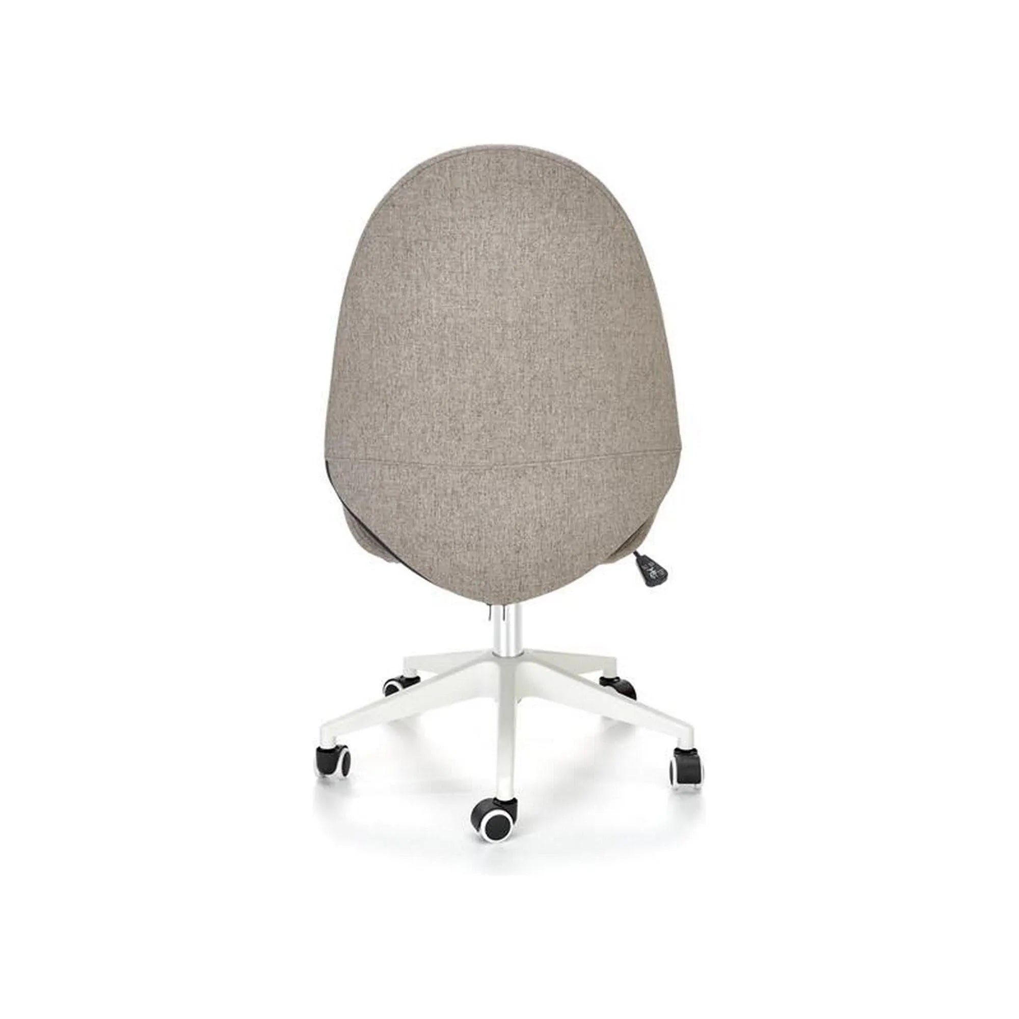 Scaun de birou FALCAO, gri/alb, stofa clasica, 54x58x101/111 cm