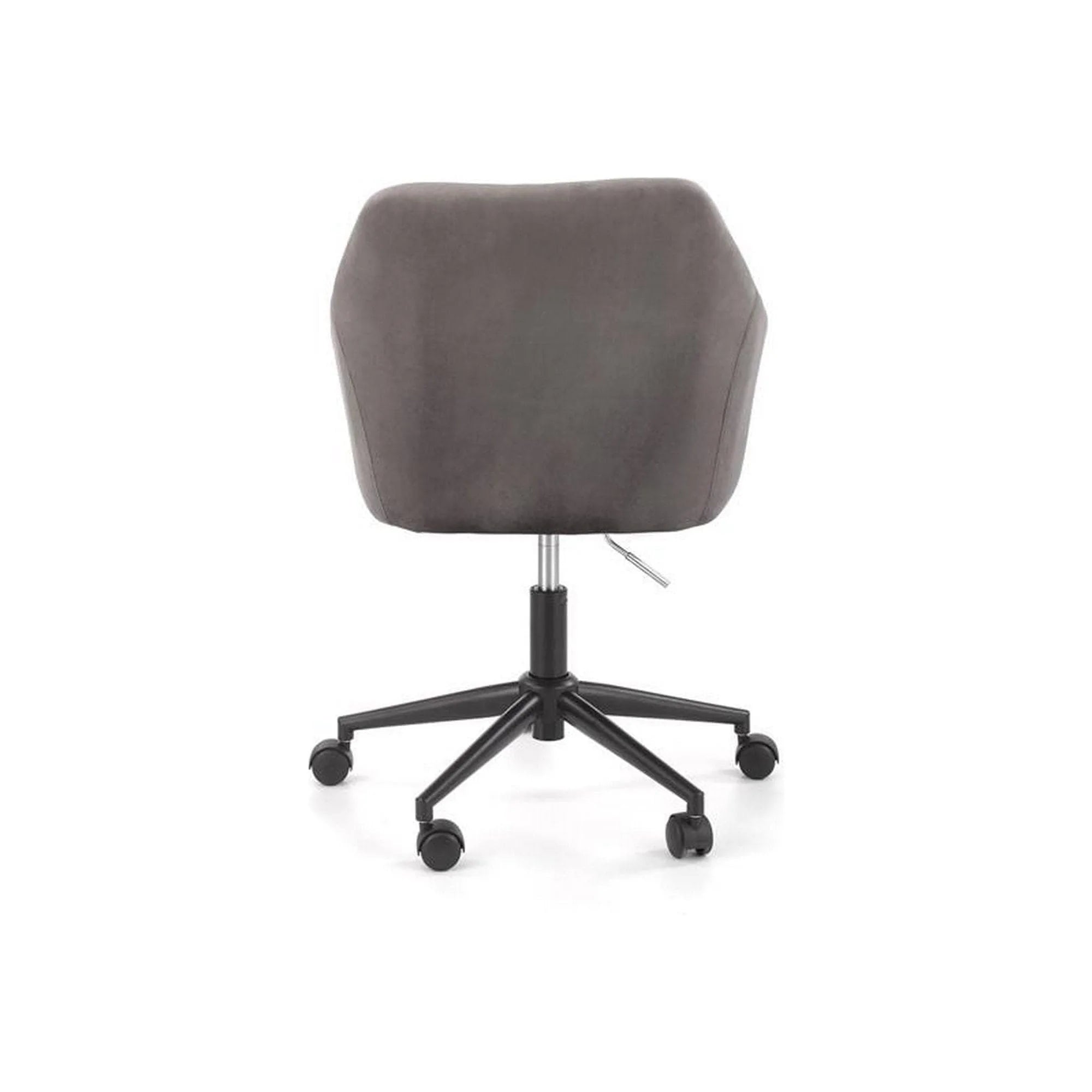 Scaun de birou FRESCO, gri, stofa catifelata, 51x54x81/91 cm
