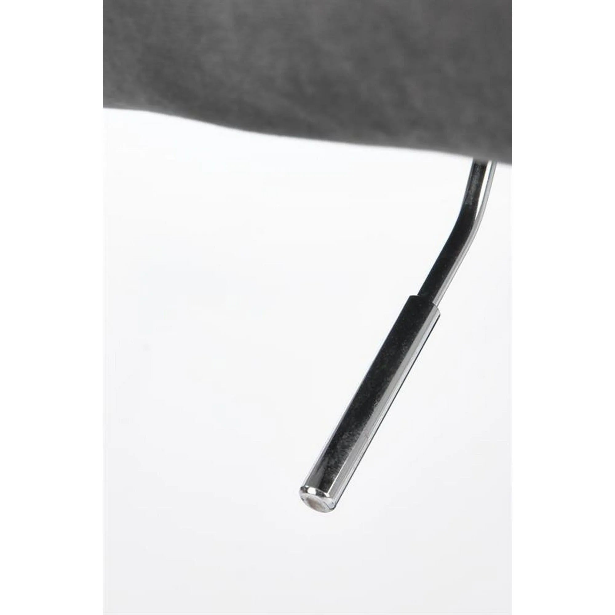 Scaun de birou FRESCO, gri, stofa catifelata, 51x54x81/91 cm