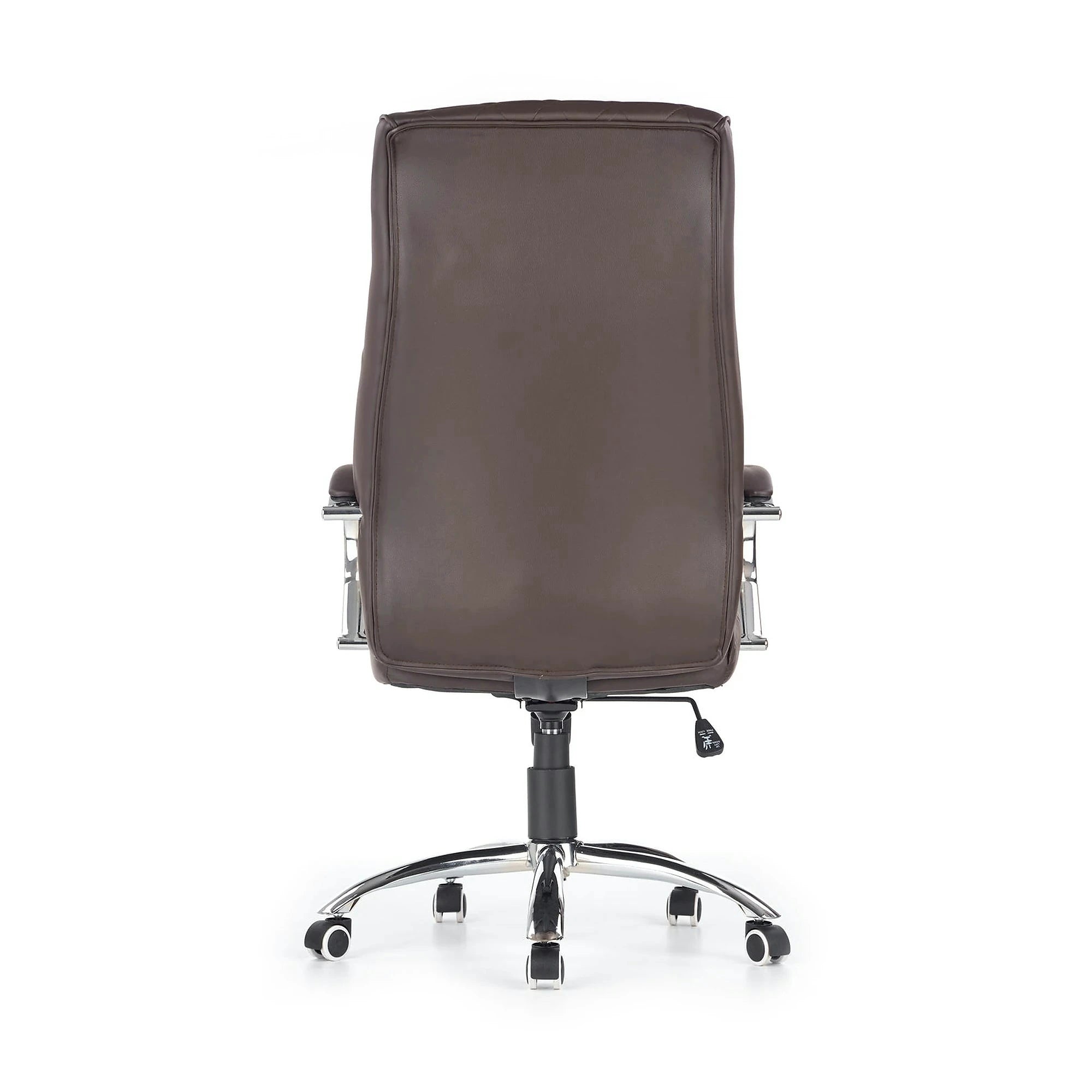Scaun de birou HILTON, maro, piele ecologica, 60x72x118/126 cm