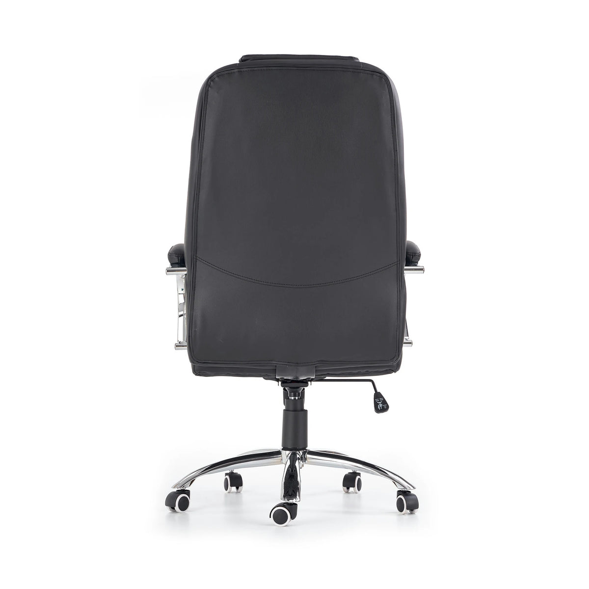 Scaun de birou KING, negru, piele ecologica, 67x76x116/124 cm