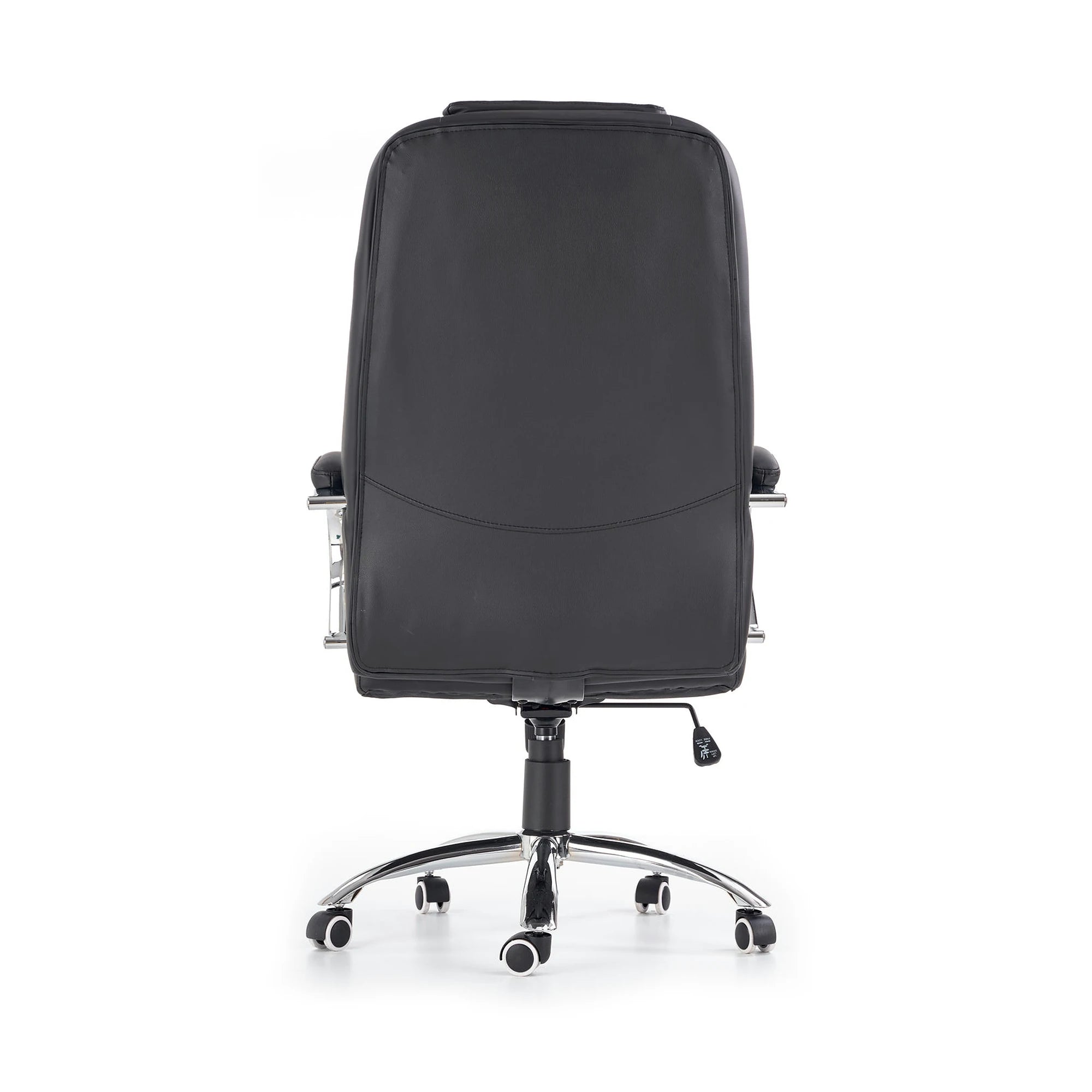 Scaun de birou KING, negru, piele ecologica, 67x76x116/124 cm