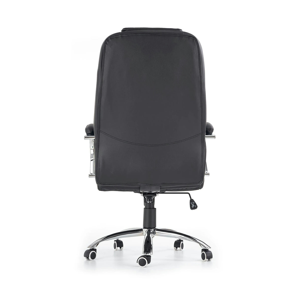 Scaun de birou KING, negru, piele ecologica, 67x76x116/124 cm