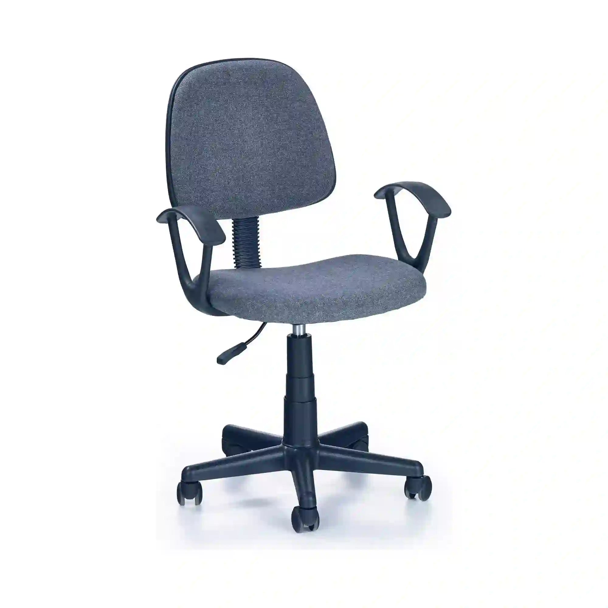 Scaun de birou pentru copii DARIAN BIS, gri, stofa/metal/plastic, 61x53x84/96 cm