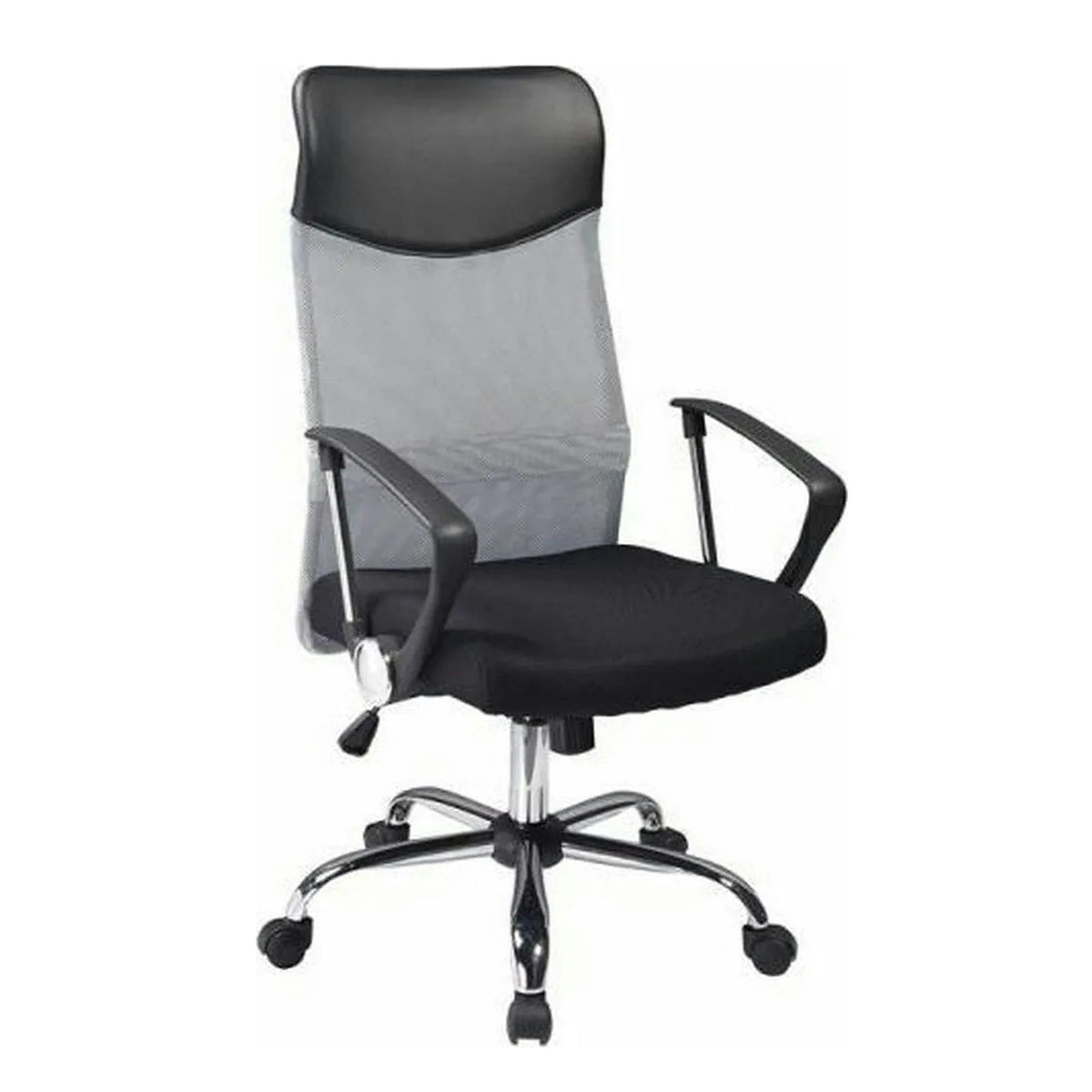 Scaun de birou Q-025, negru/gri, 62x50x107/116 cm